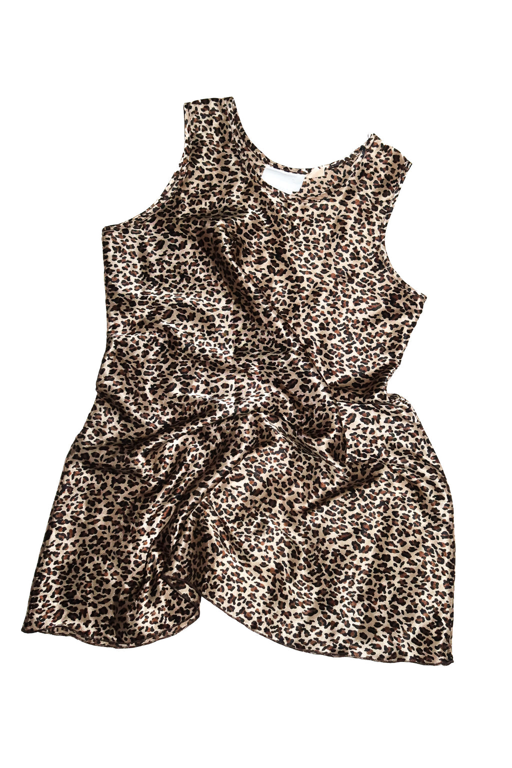 2000’s undercover wear leopard print mini dress brown.