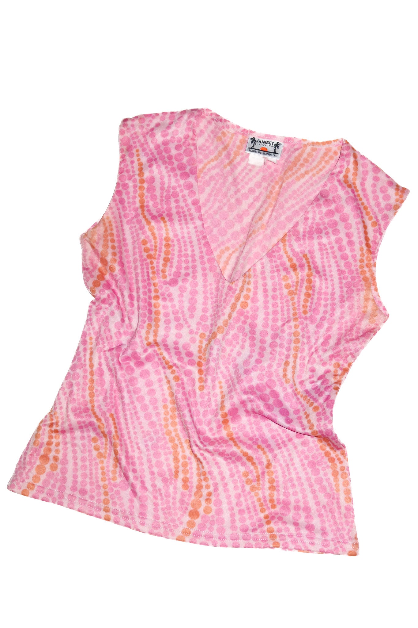 2000’s sunset clothing tank top pink.