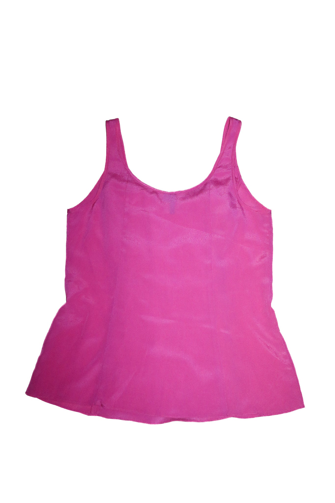 2000’s campaigne silk ruffle camisole pink.