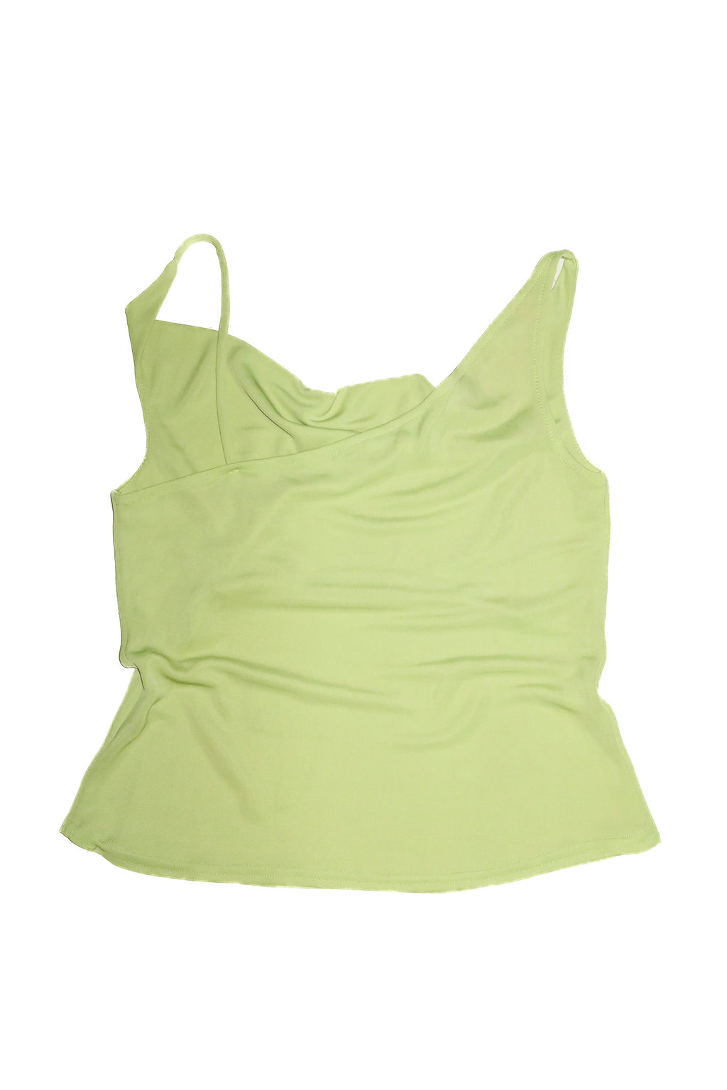 2000’s go cowl neck cami top lime.