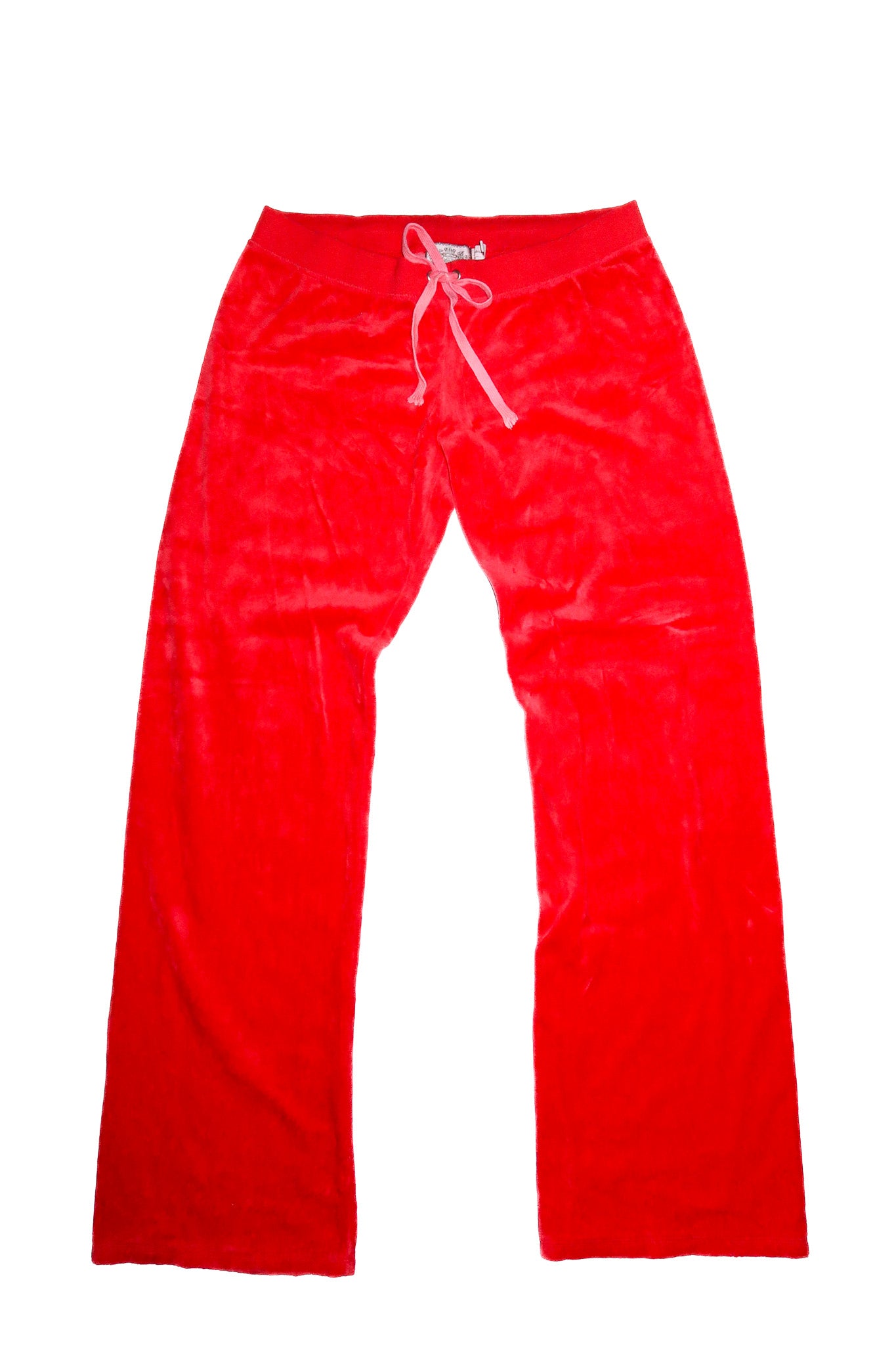 2000’s juicy couture velour track pants red.