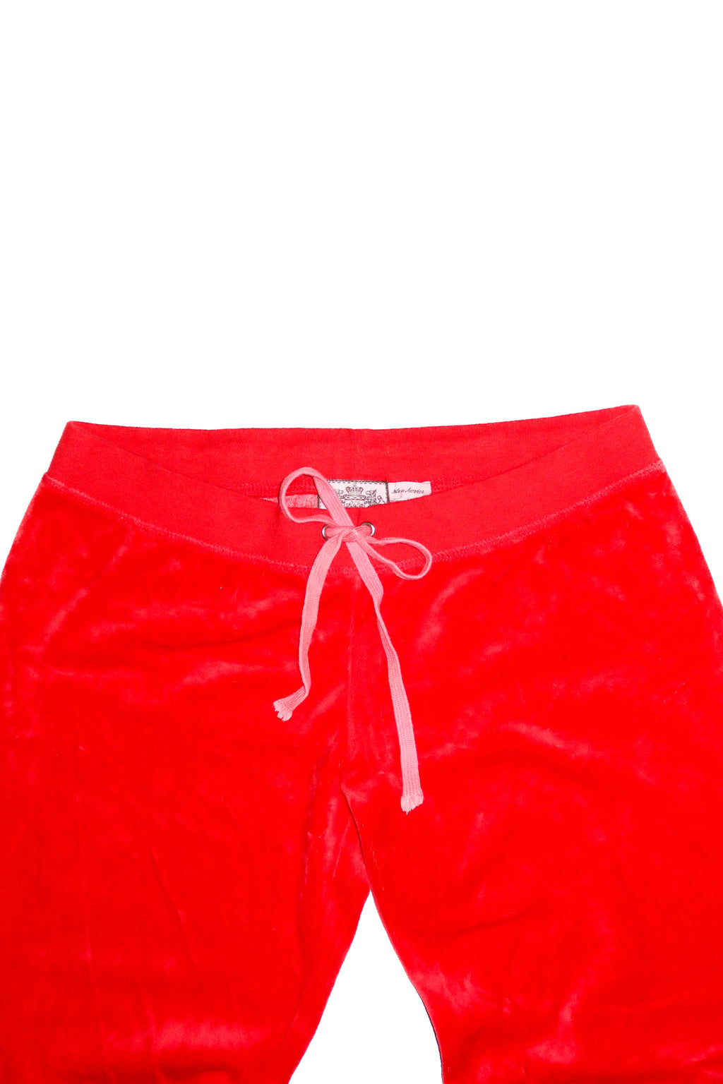 2000’s juicy couture velour track pants red.