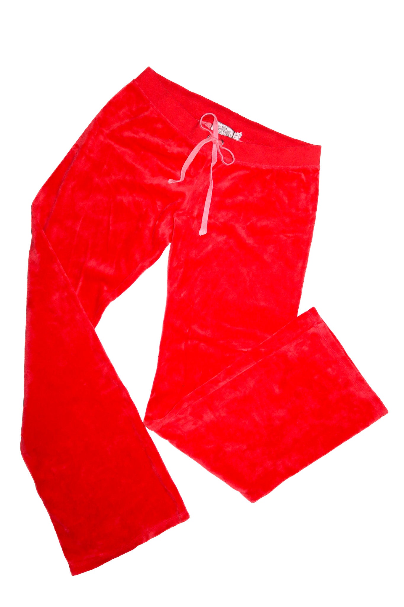 2000’s juicy couture velour track pants red.