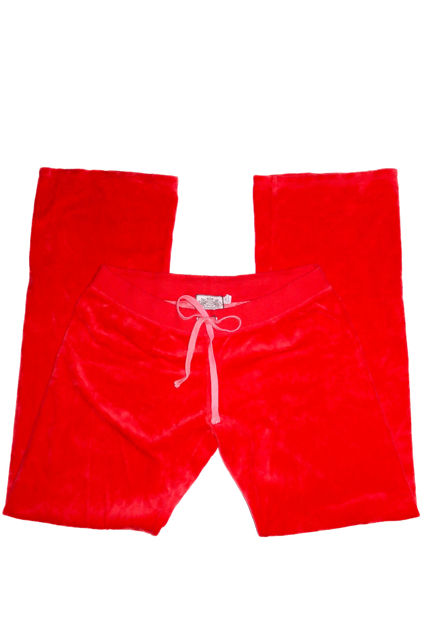 2000’s juicy couture velour track pants red.