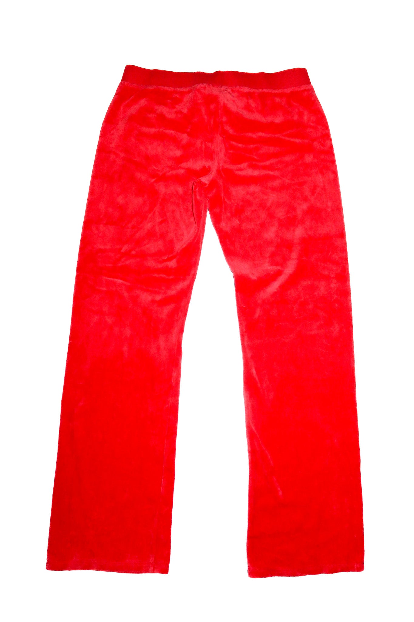 2000’s juicy couture velour track pants red.