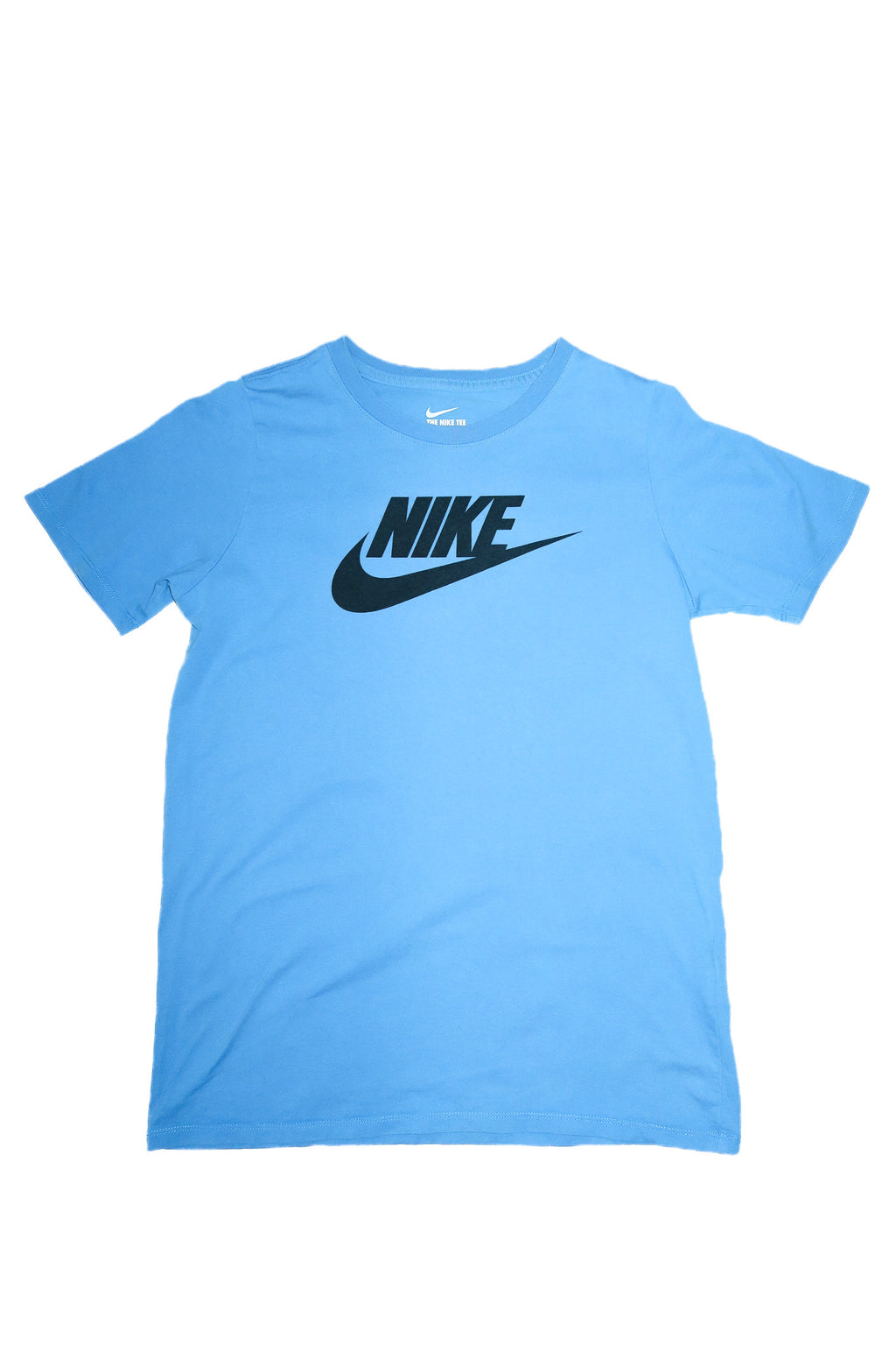 nike logo t-shirt blue.
