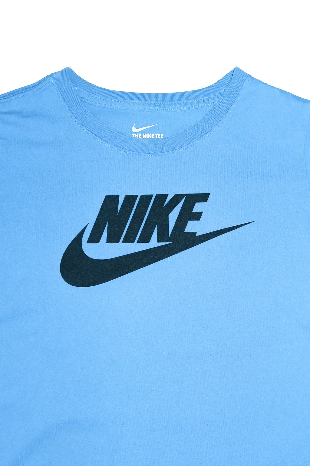 nike logo t-shirt blue.