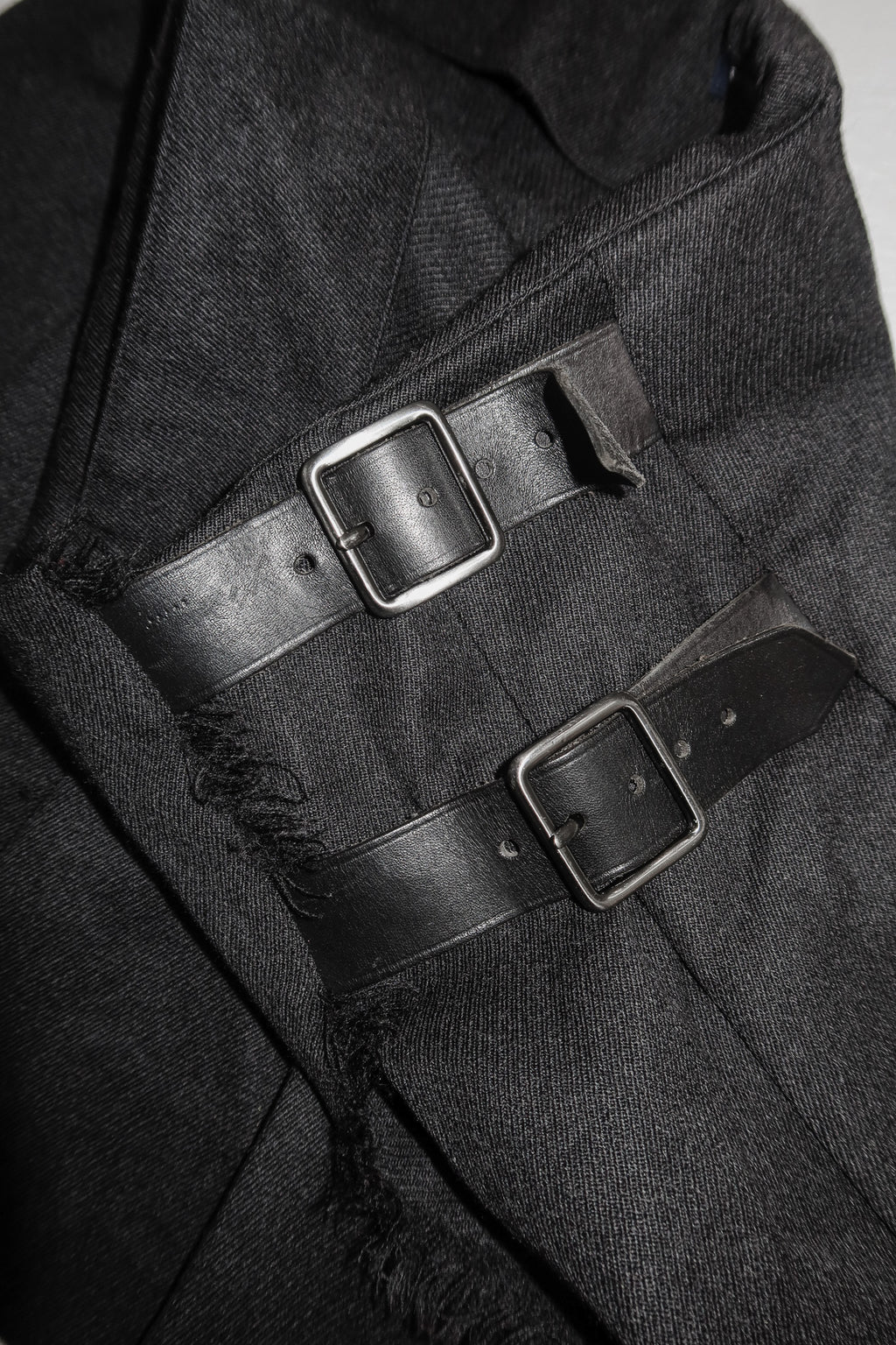 burberry london wool mini skirt dark grey.