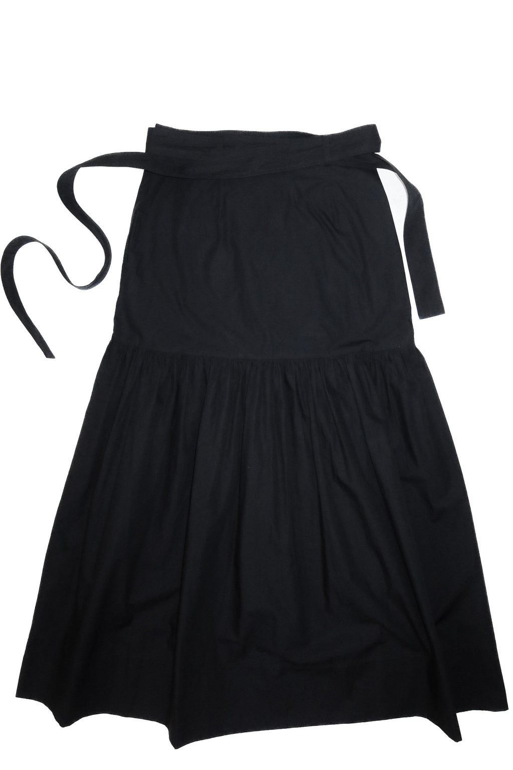 shona joy andrea wrap maxi skirt black.