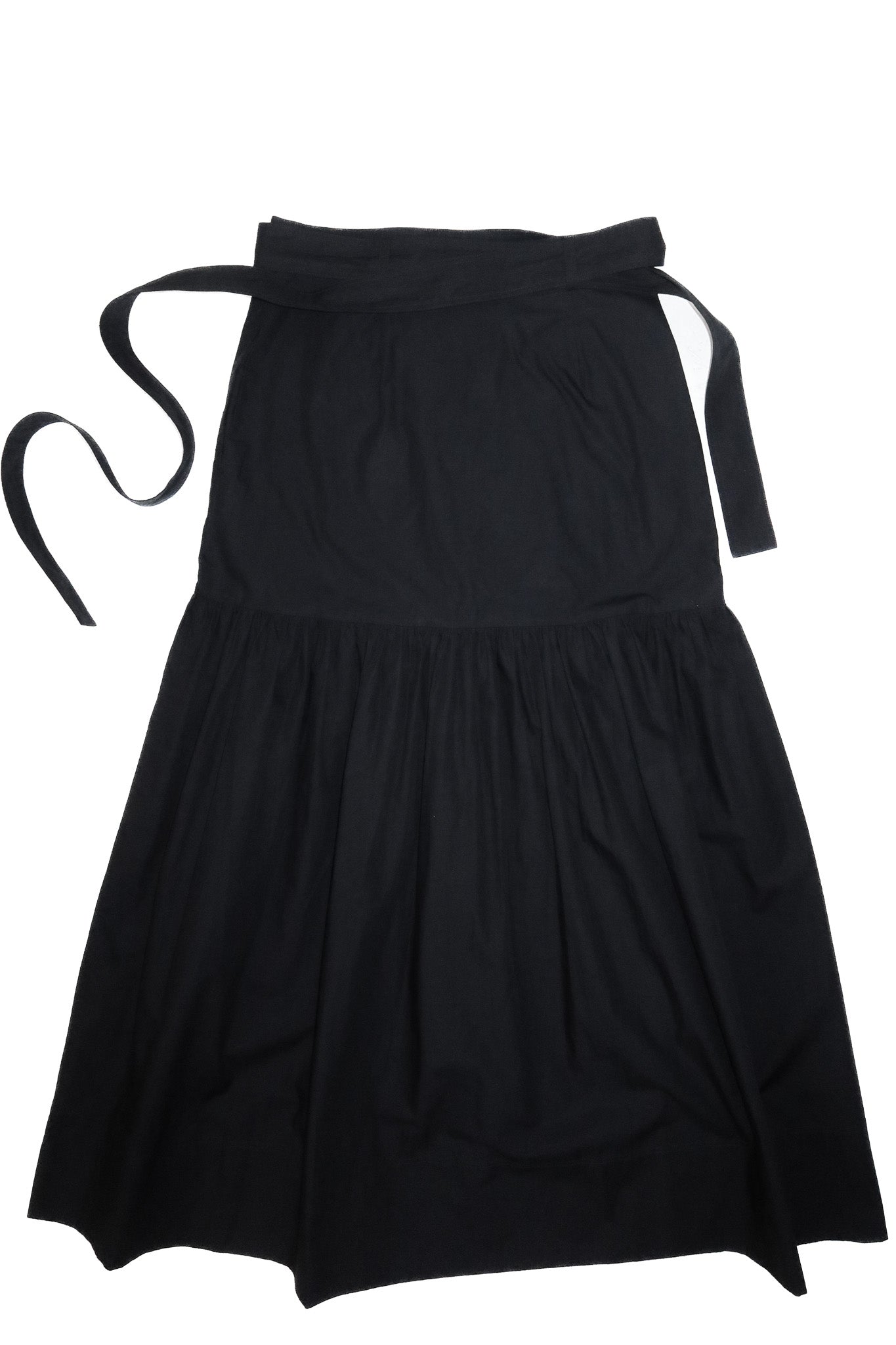 shona joy andrea wrap maxi skirt black.