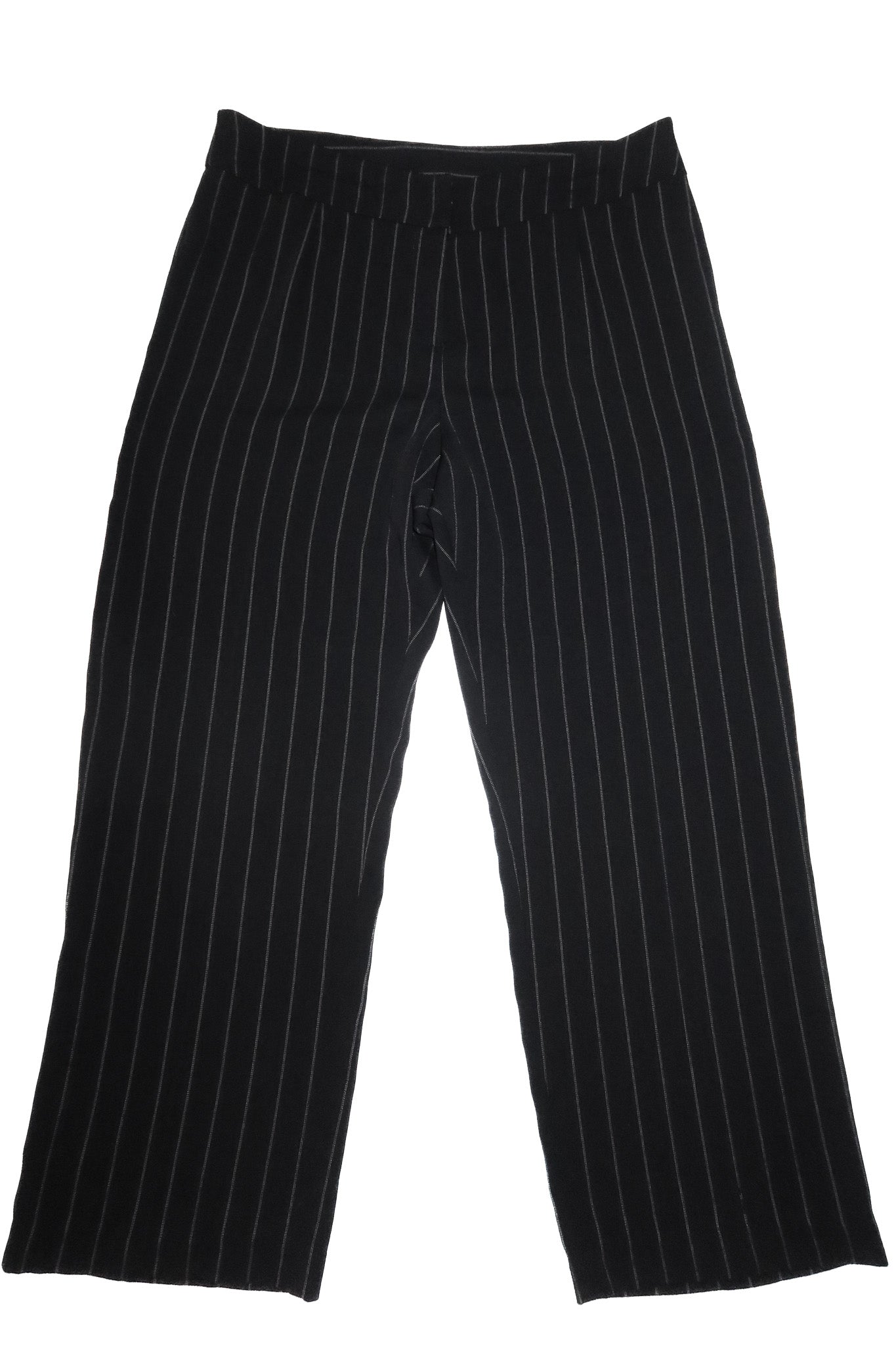 2000’s monti pinstripe trousers black.