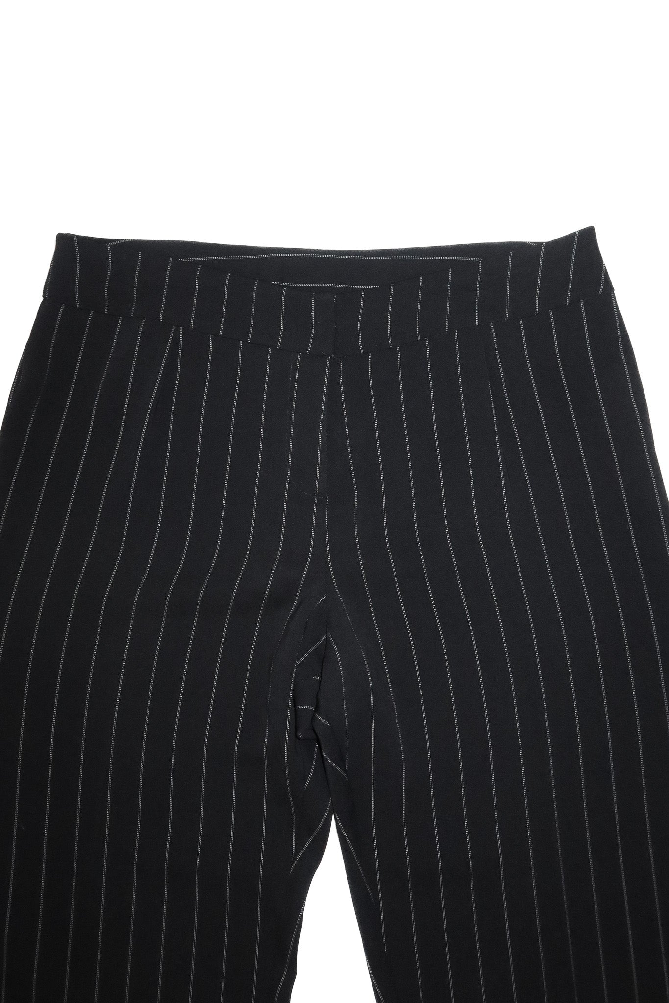 2000’s monti pinstripe trousers black.