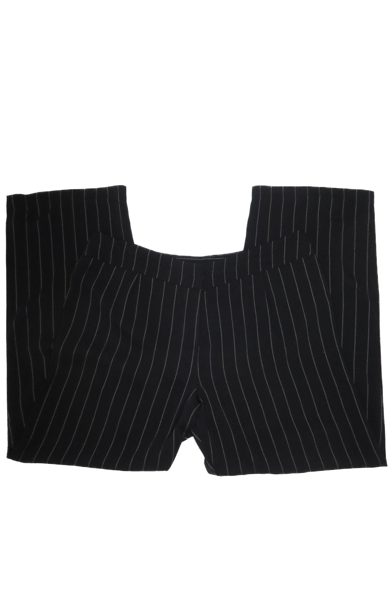 2000’s monti pinstripe trousers black.