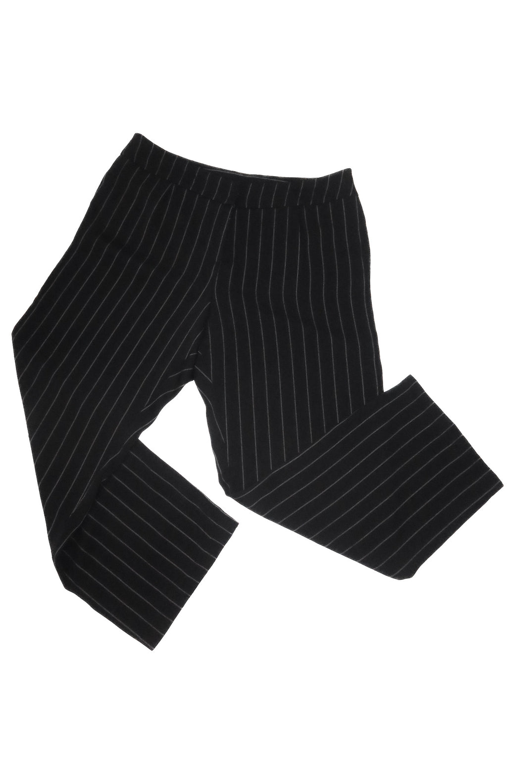 2000’s monti pinstripe trousers black.