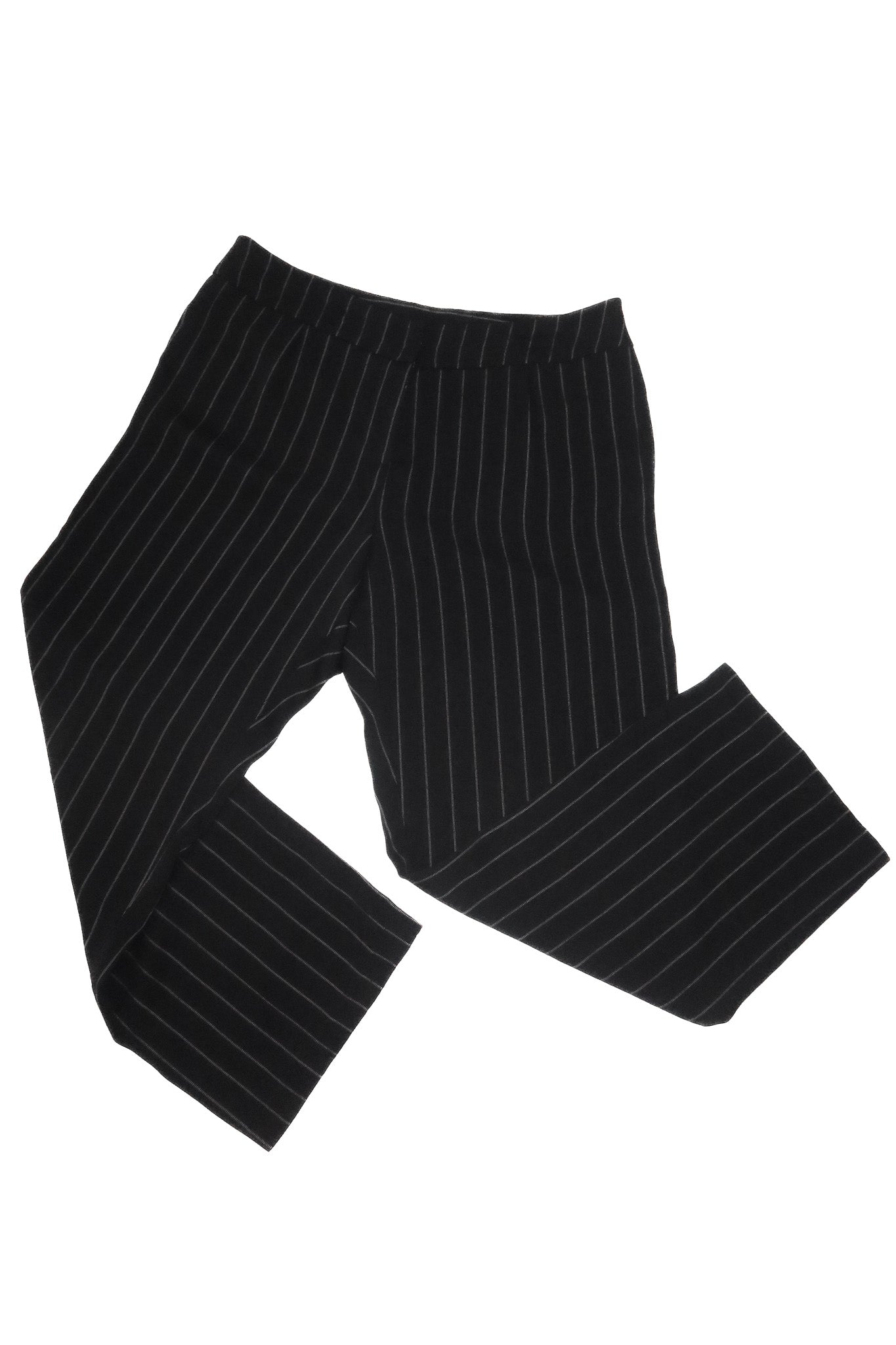 2000’s monti pinstripe trousers black.