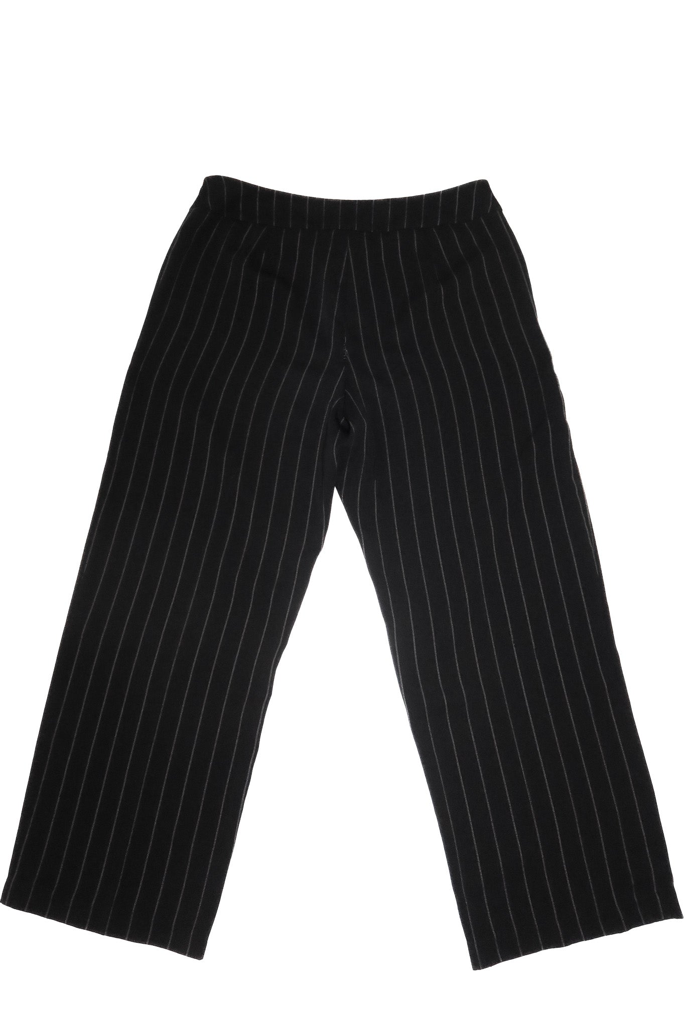 2000’s monti pinstripe trousers black.