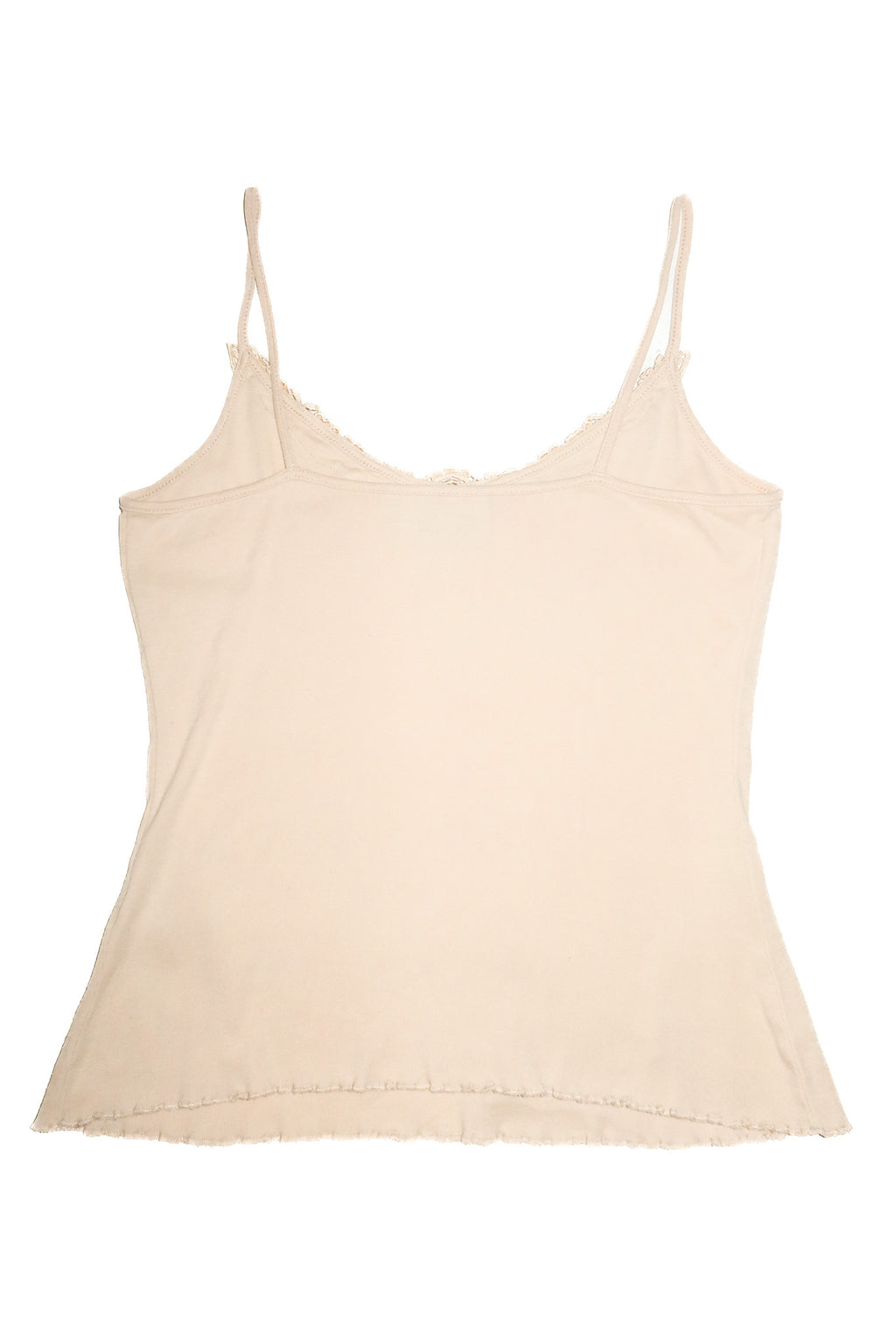 2000’s miss shop lace trim camisole beige.