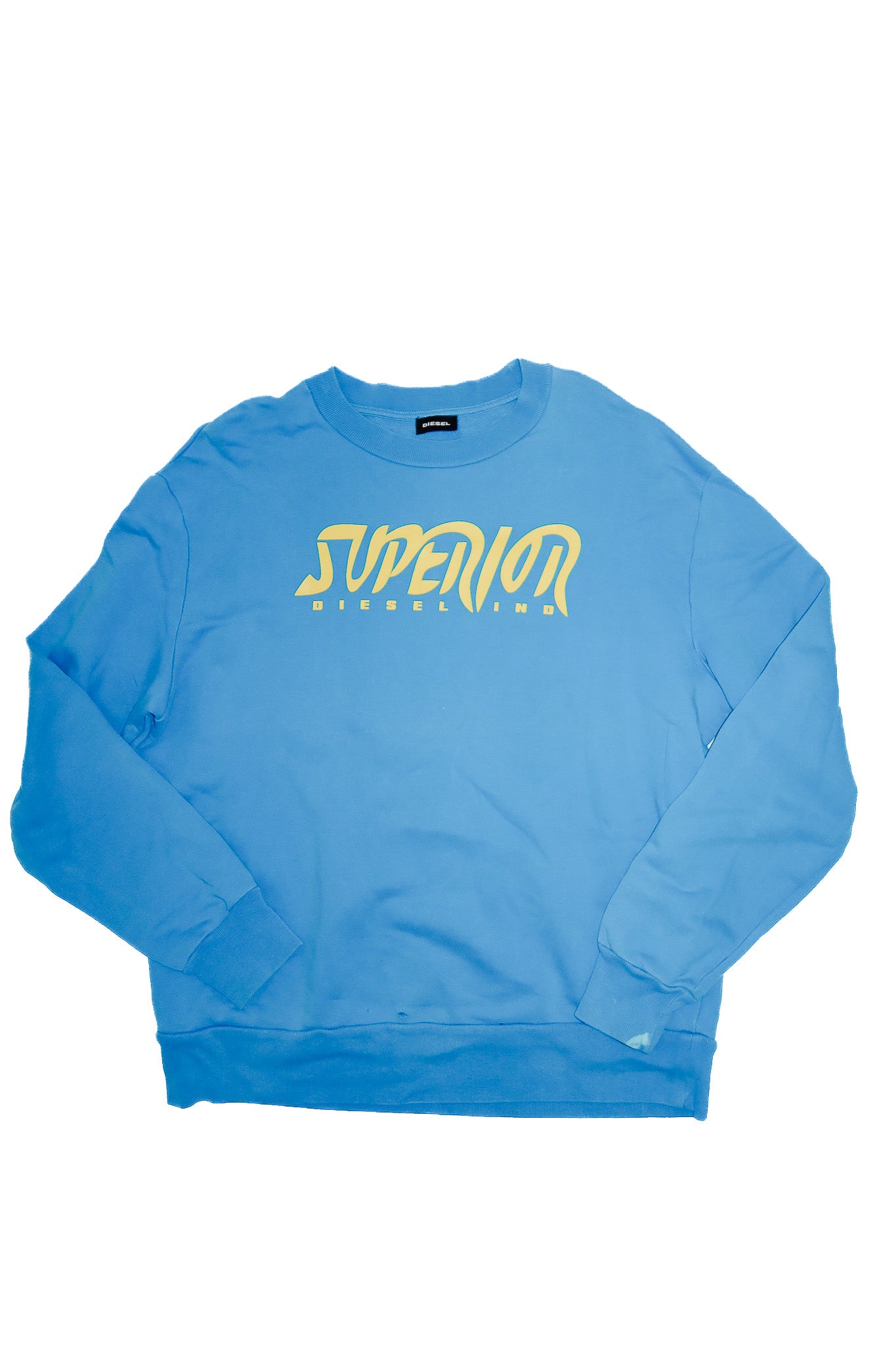 diesel industry superior sweatshirt blue.