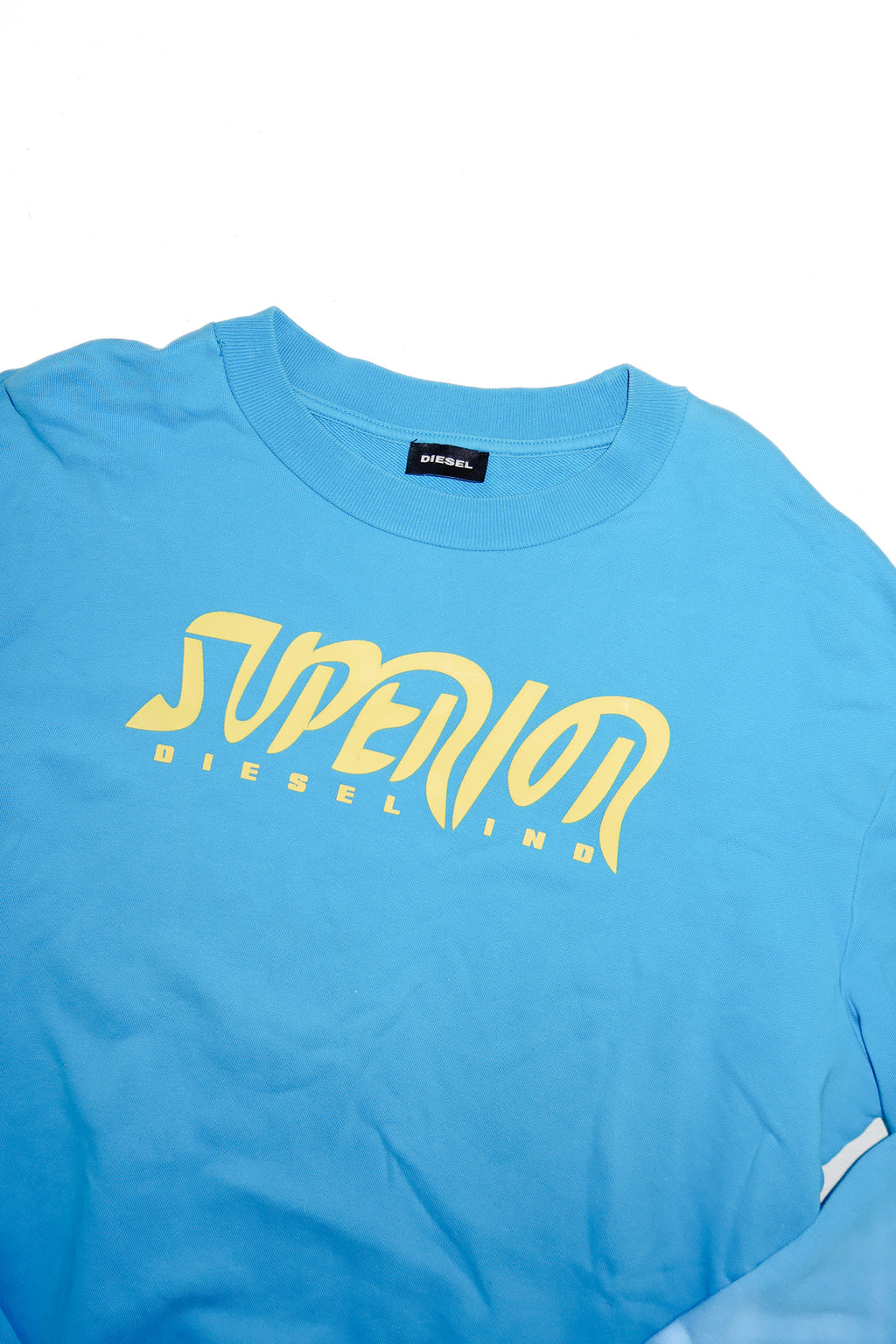 diesel industry superior sweatshirt blue.