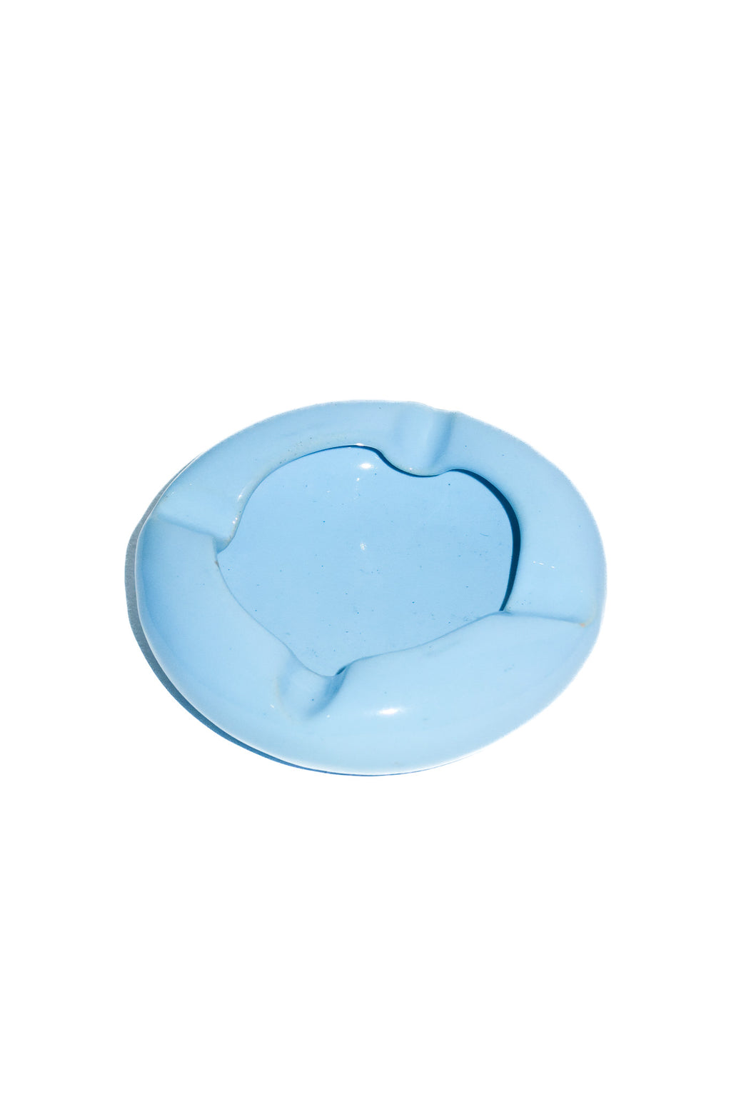 vintage lloyd triestino ceramic ashtray blue.