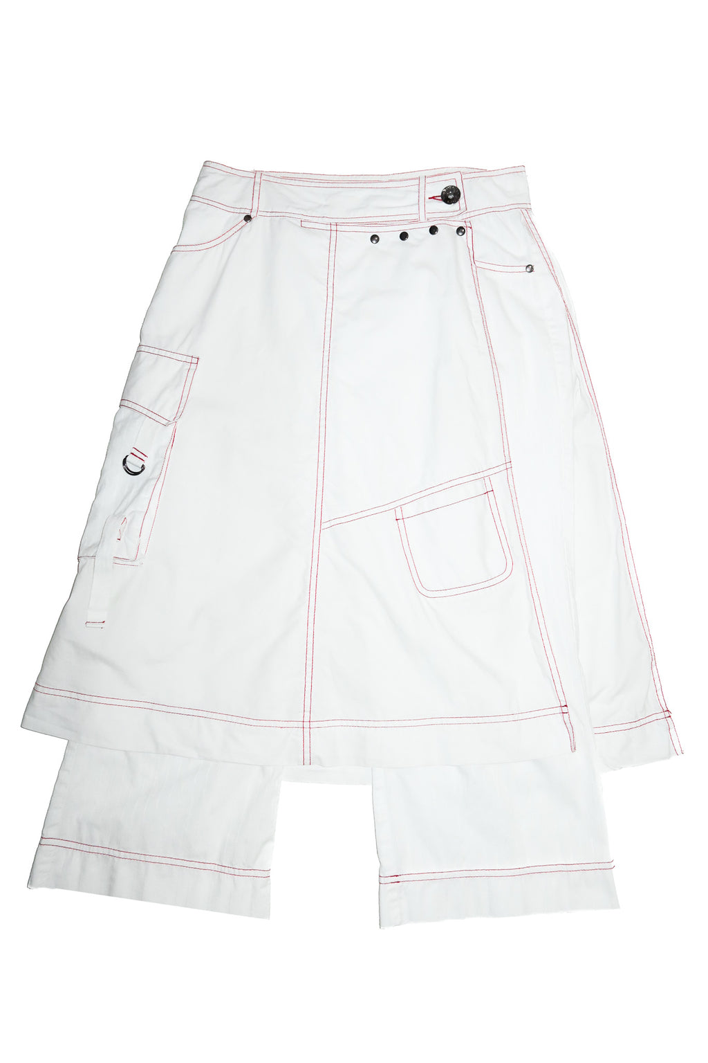 2000’s cache cache cargo skort white.