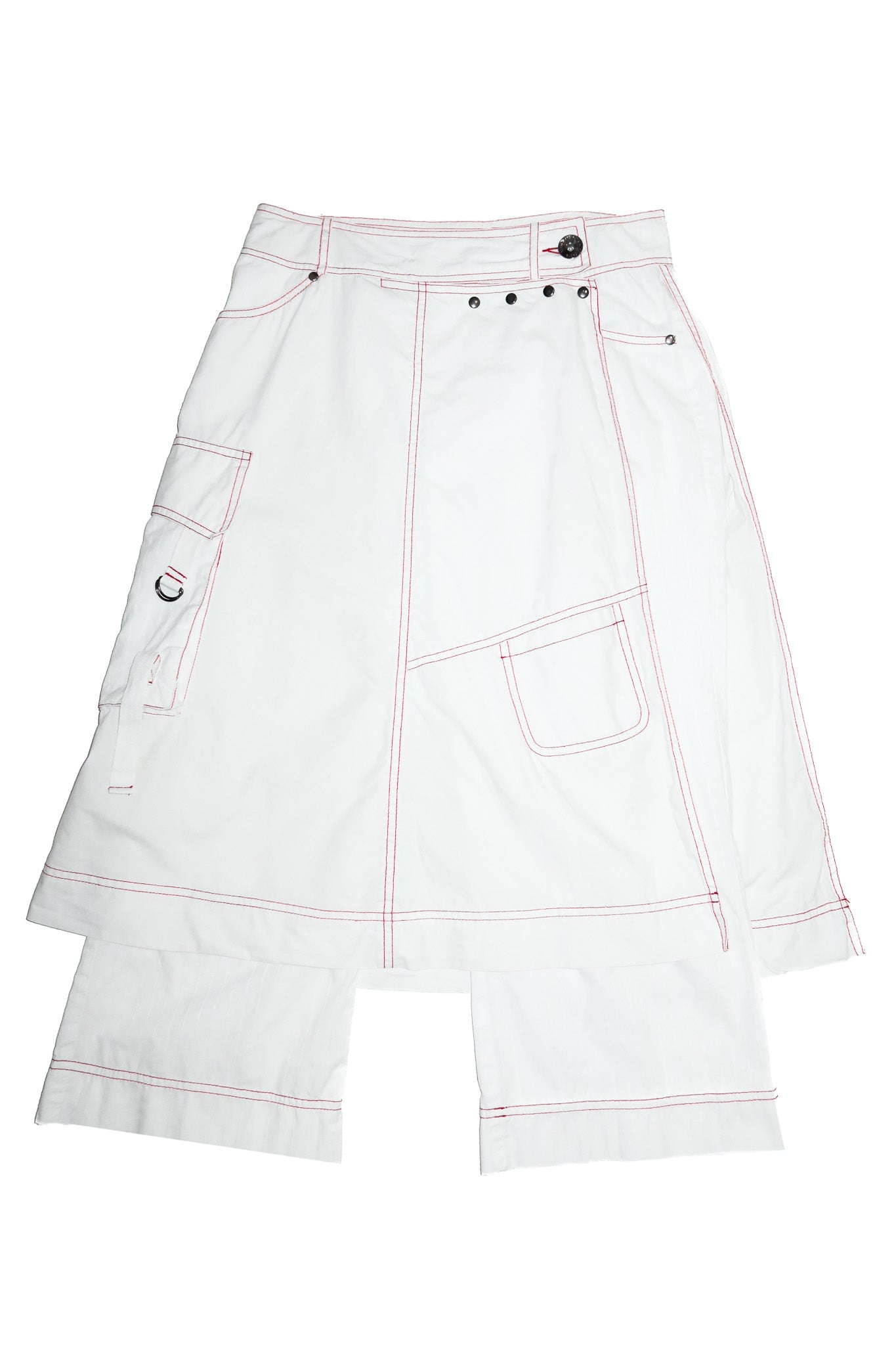2000’s cache cache cargo skort white.