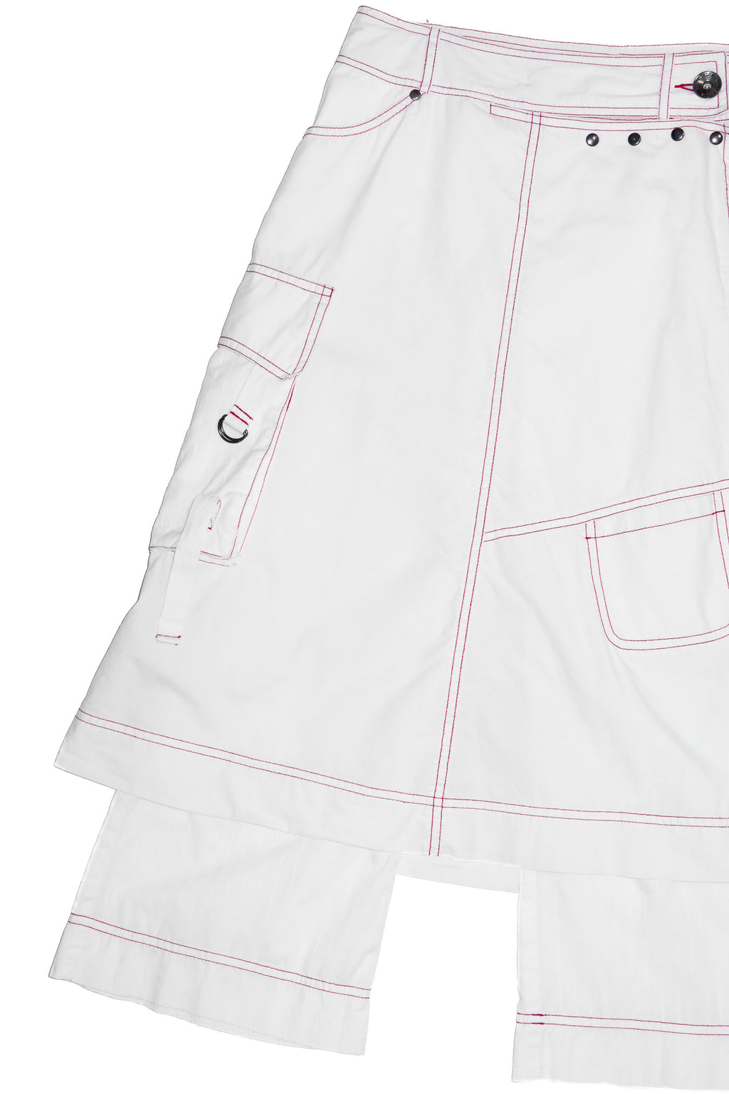 2000’s cache cache cargo skort white.