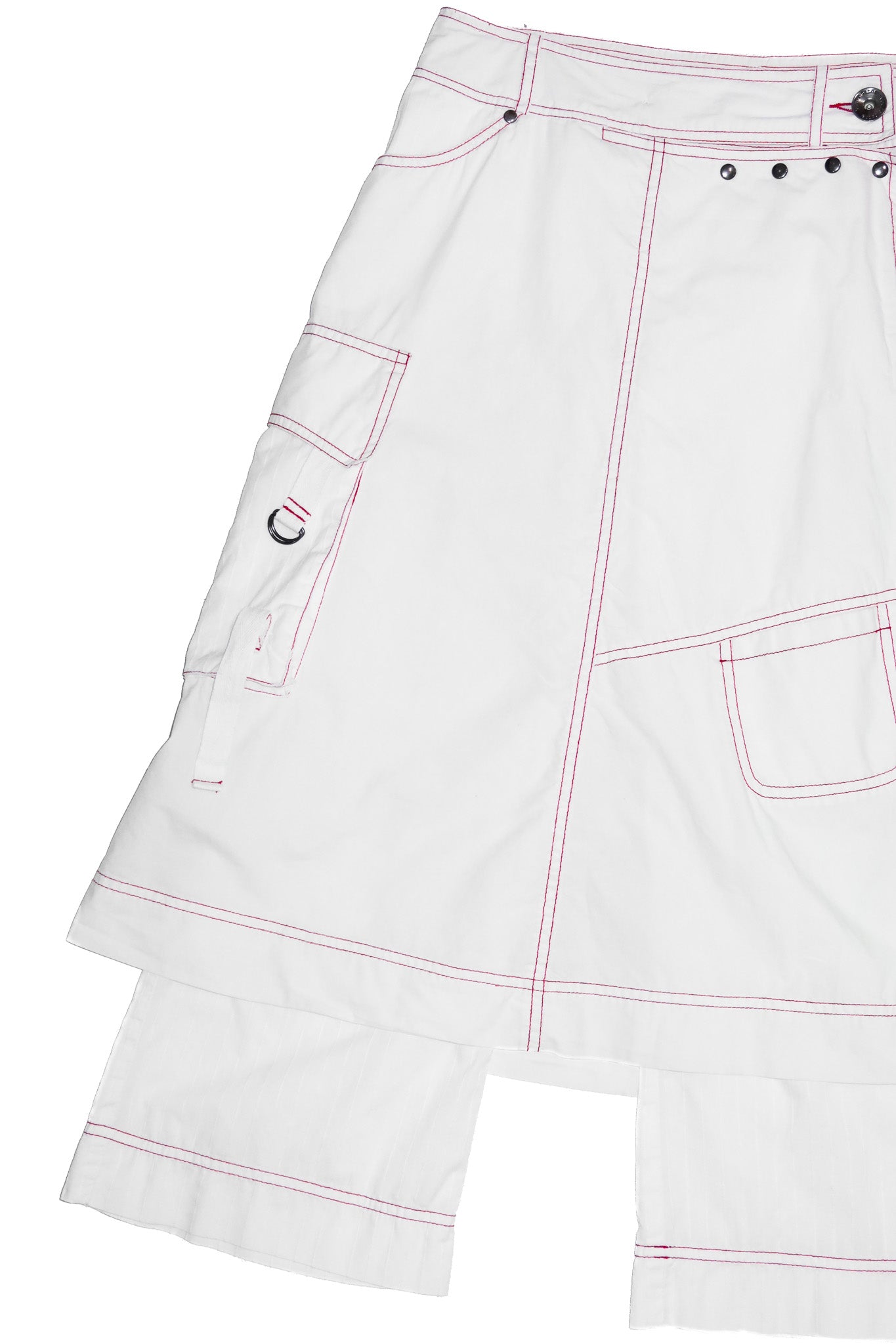 2000’s cache cache cargo skort white.