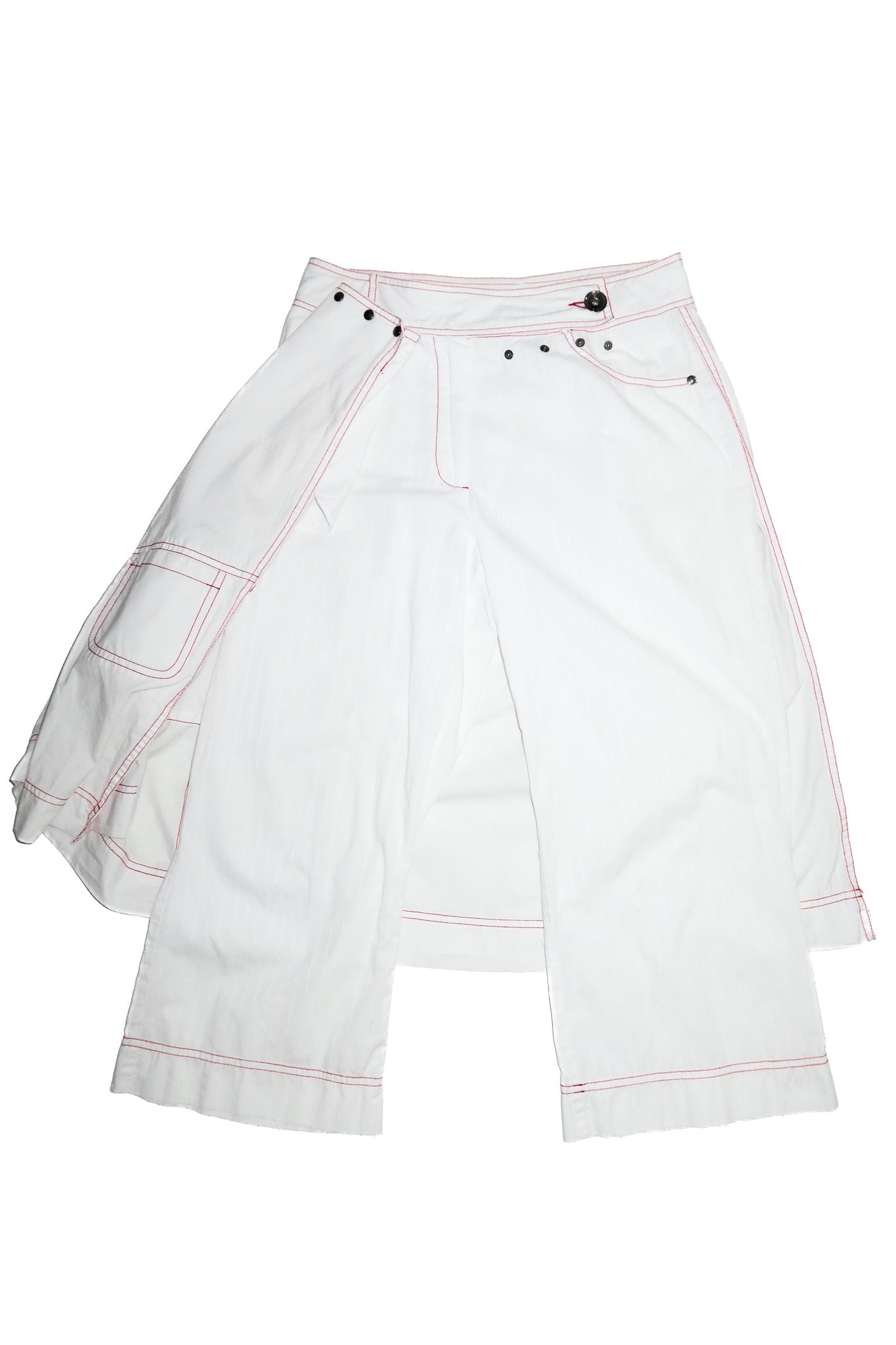 2000’s cache cache cargo skort white.