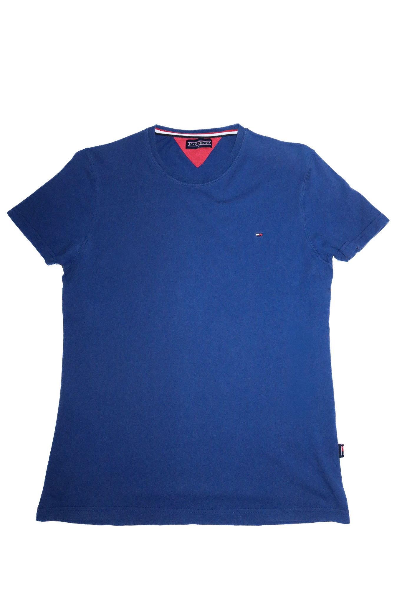 1990’s tommy hilfiger logo t-shirt blue.