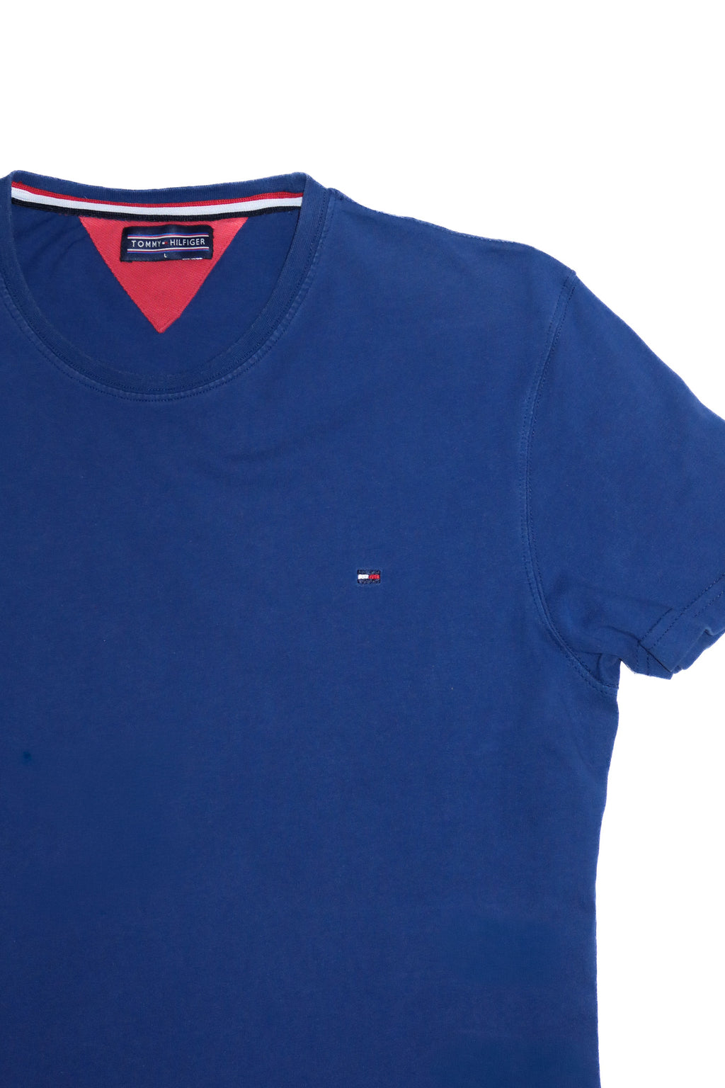 1990’s tommy hilfiger logo t-shirt blue.