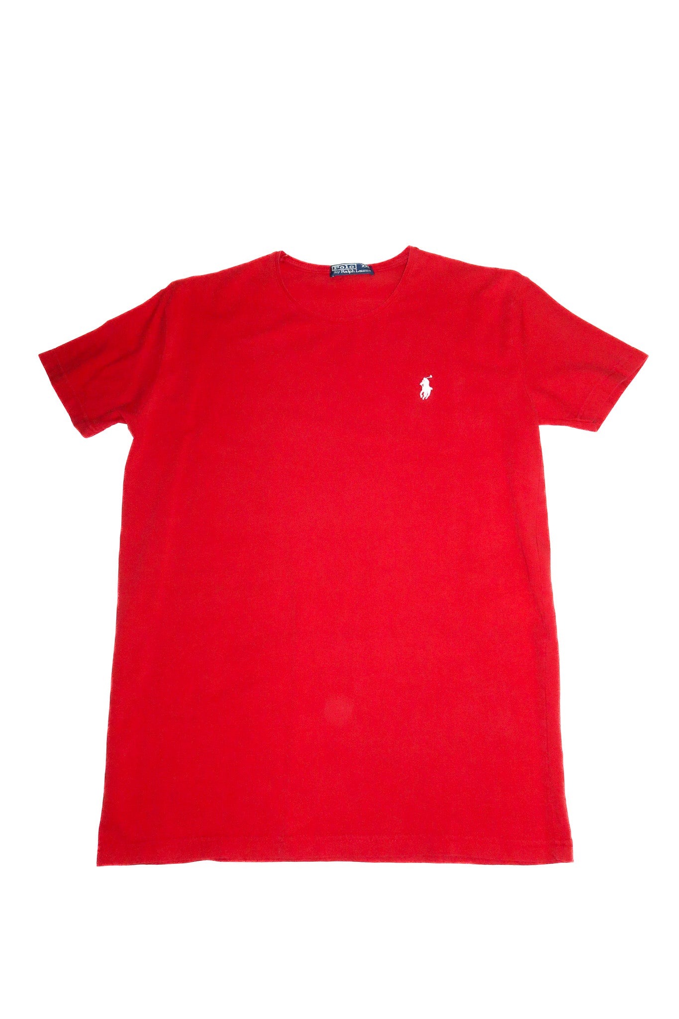 2000’s polo ralph lauren embroidered logo t-shirt red.
