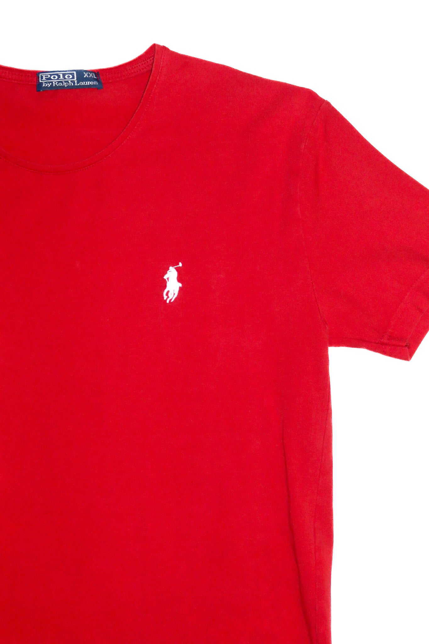 2000’s polo ralph lauren embroidered logo t-shirt red.