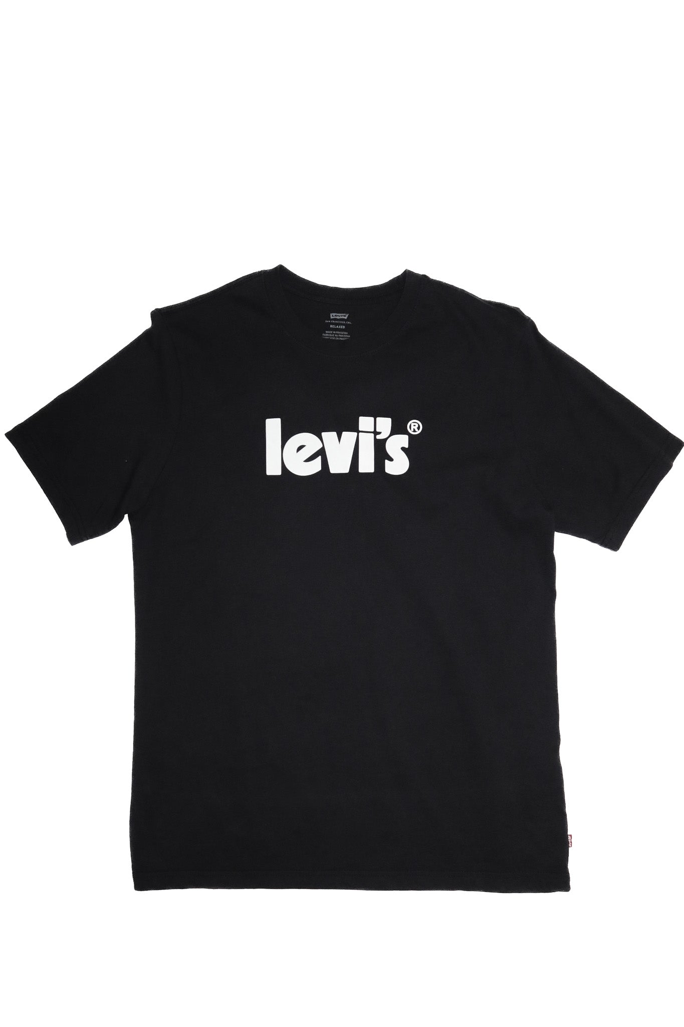 2000’s levi’s relaxed logo t-shirt black.