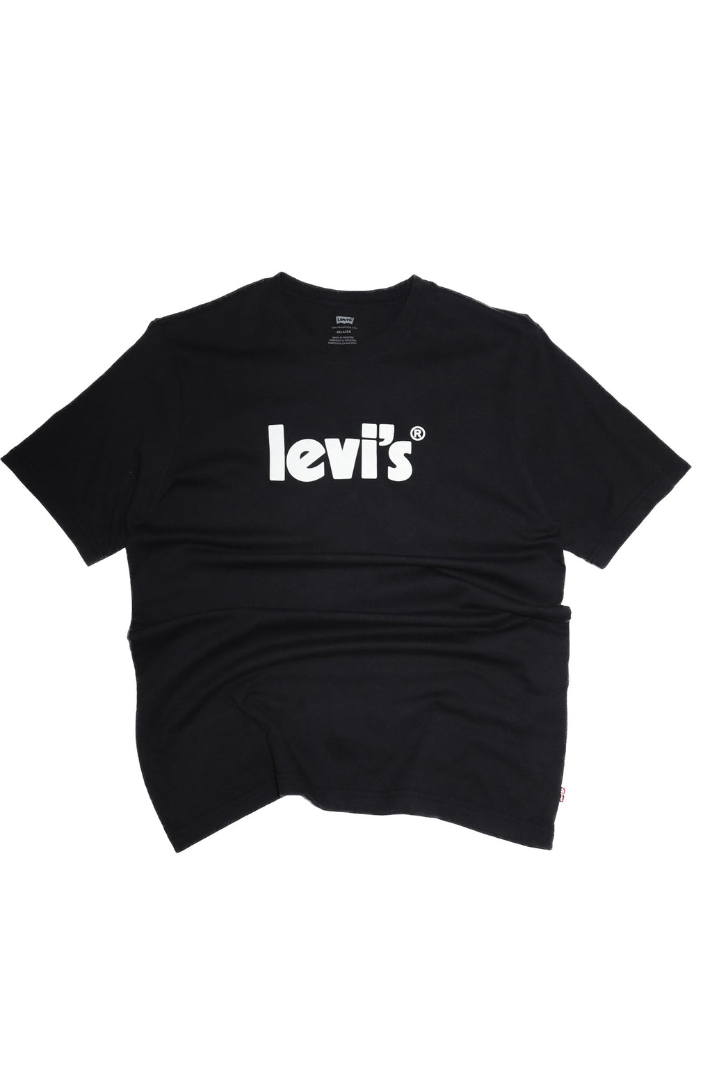 2000’s levi’s relaxed logo t-shirt black.
