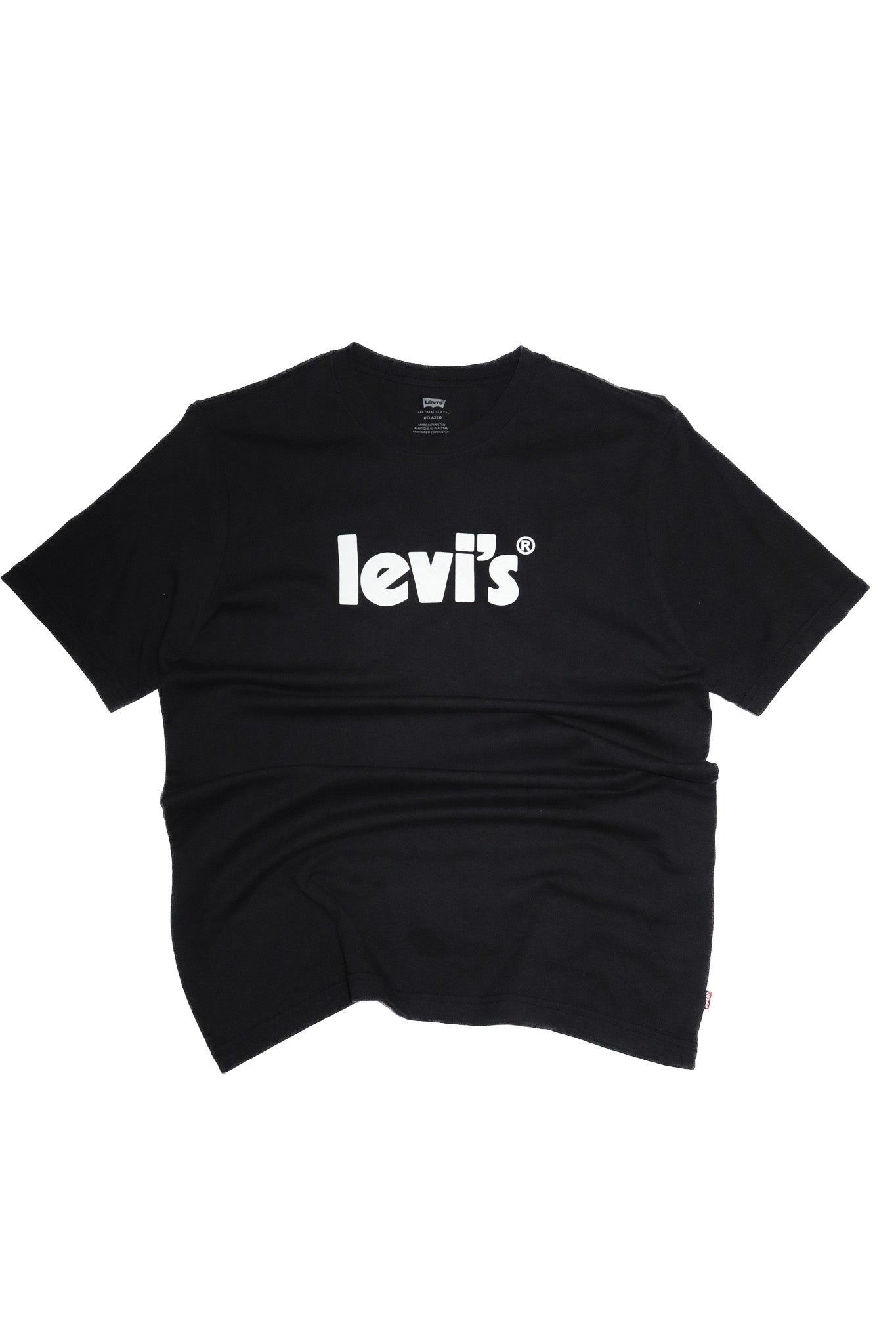 2000’s levi’s relaxed logo t-shirt black.