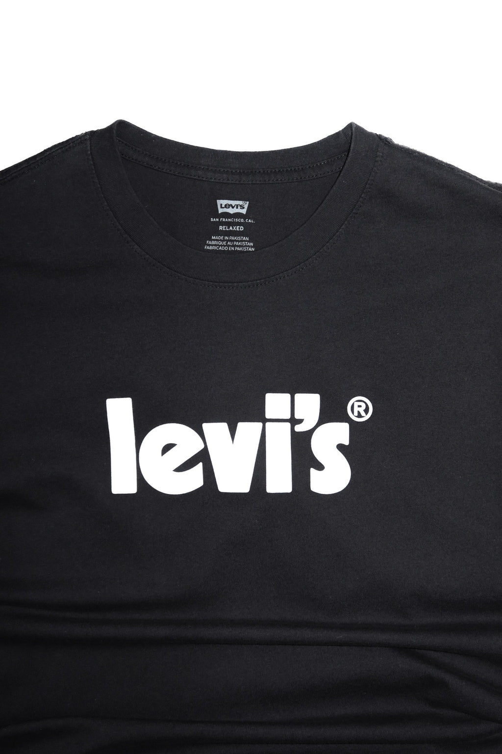 2000’s levi’s relaxed logo t-shirt black.