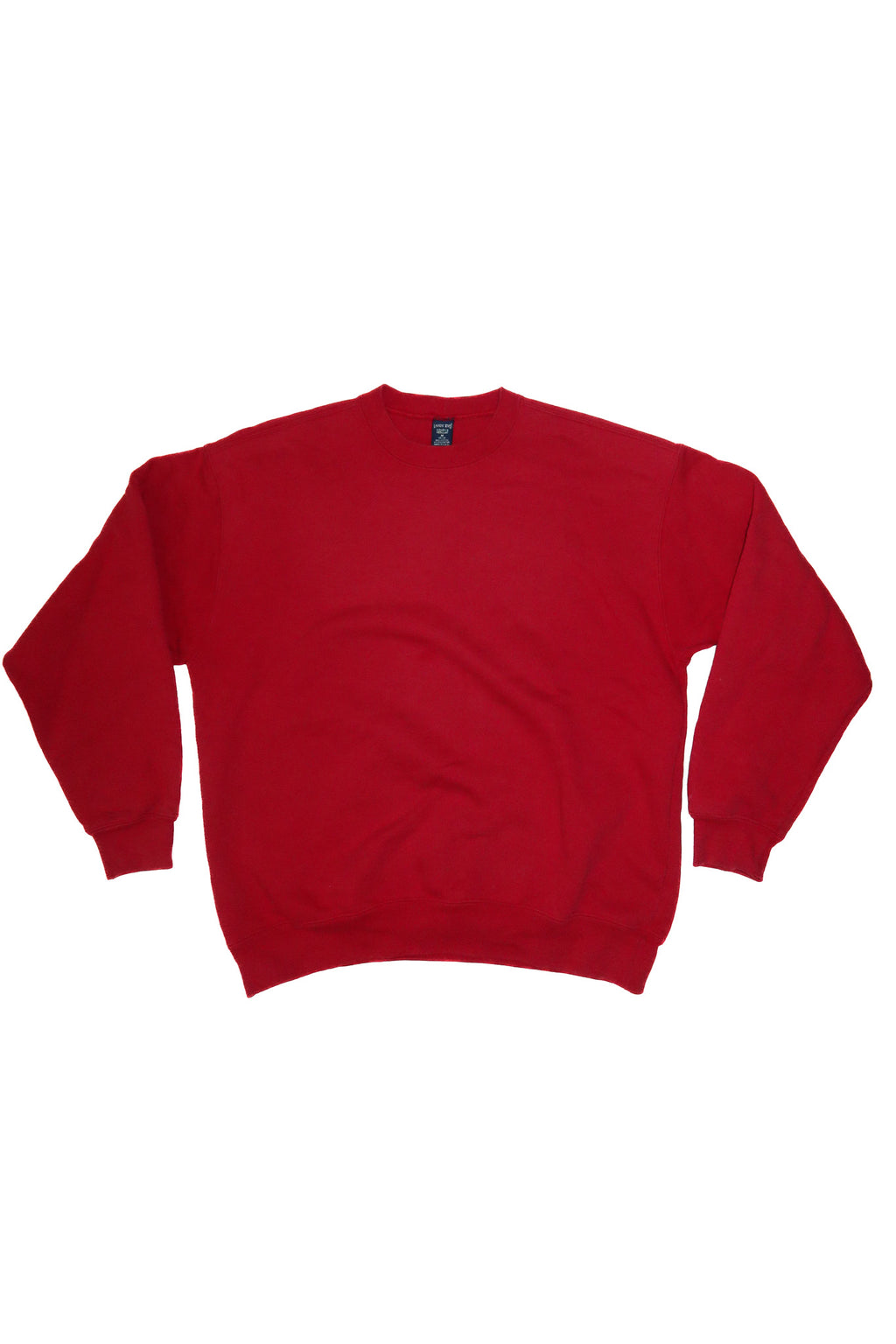 1990’s lands’ end crewneck sweatshirt red.