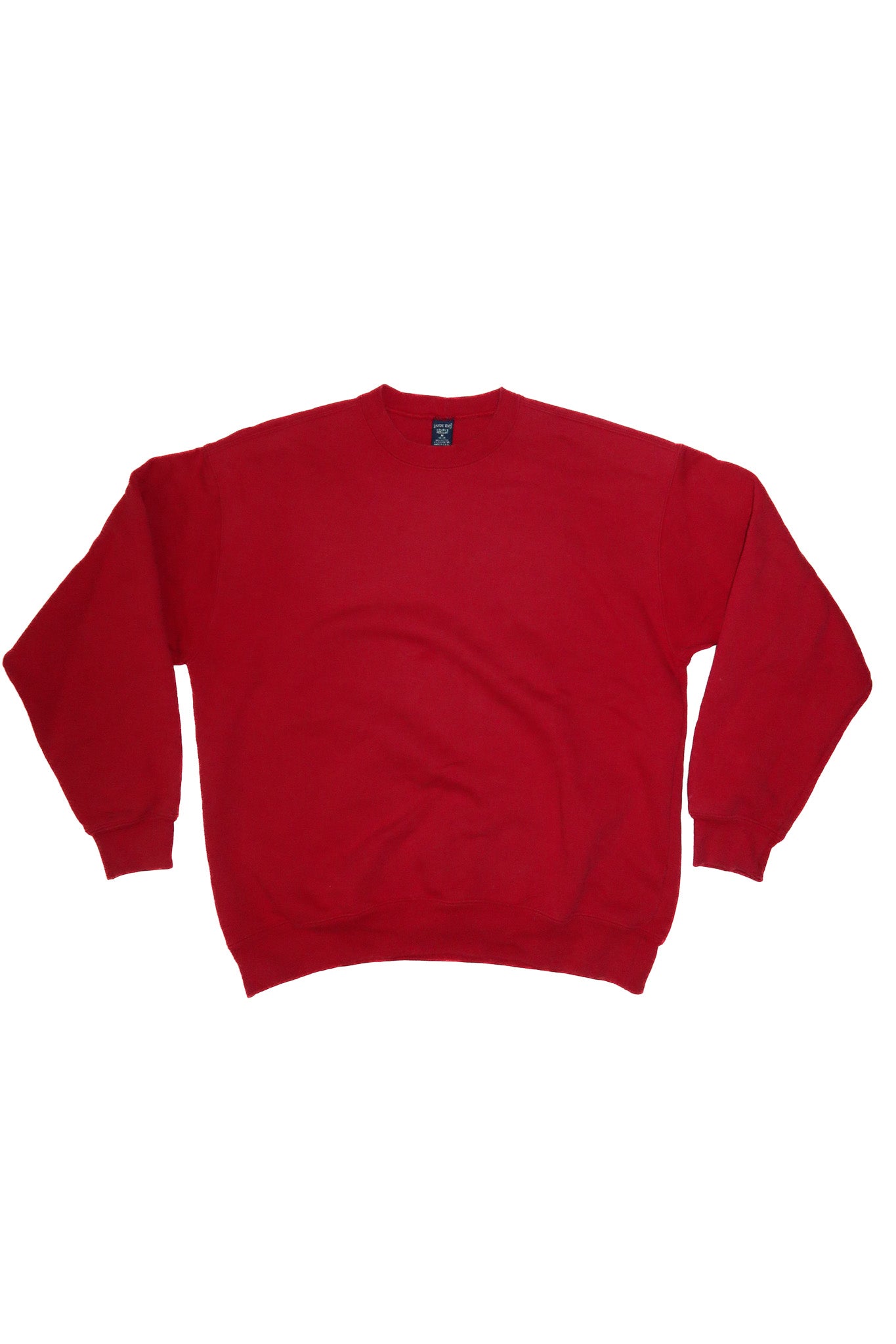 1990’s lands’ end crewneck sweatshirt red.