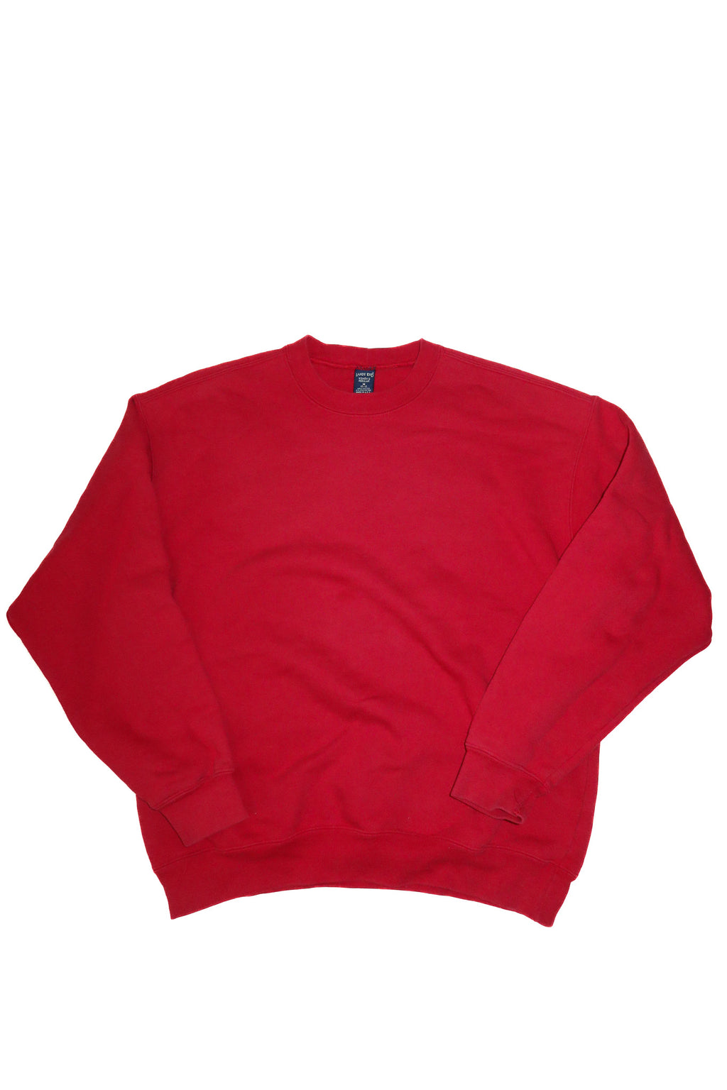 1990’s lands’ end crewneck sweatshirt red.
