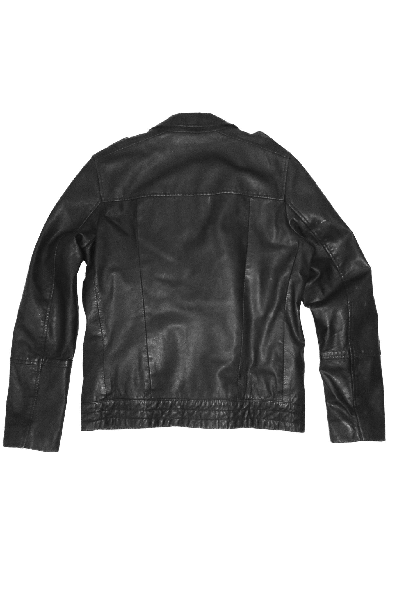 2000’s stray leather biker jacket black.