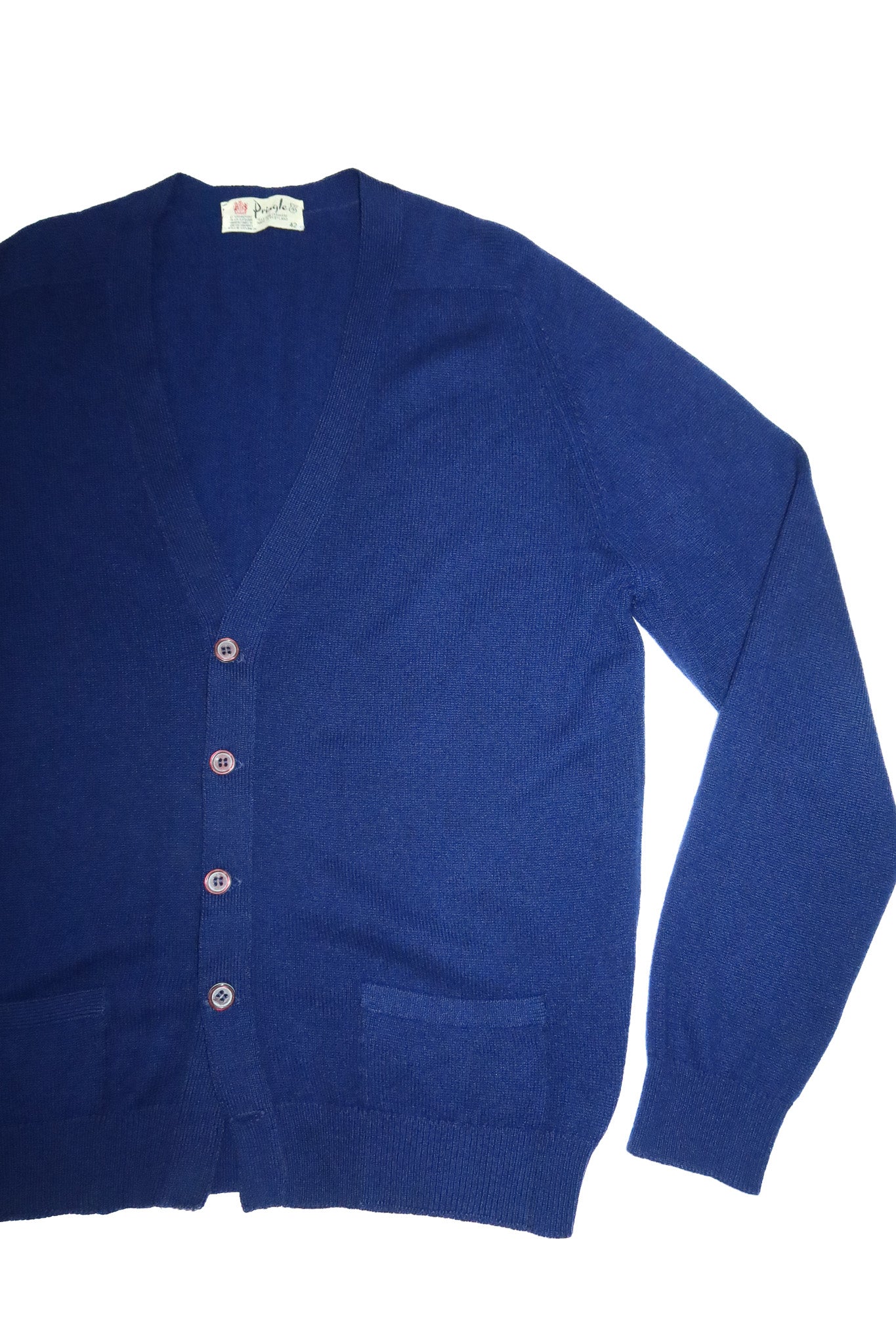 1980’s pringle of scotland cashmere cardigan navy.