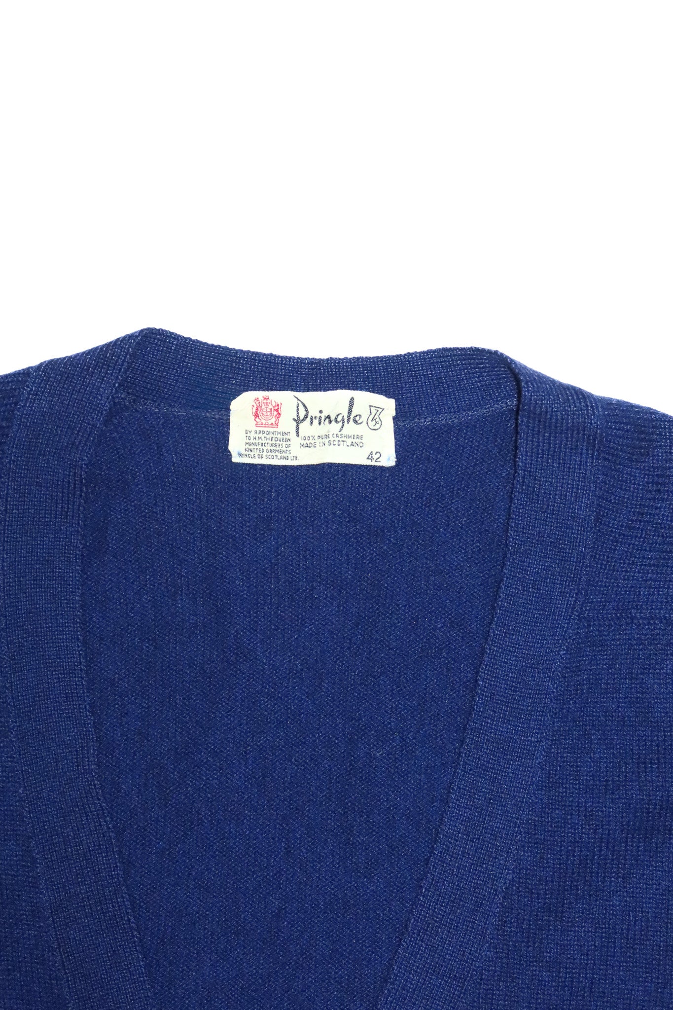 1980’s pringle of scotland cashmere cardigan navy.