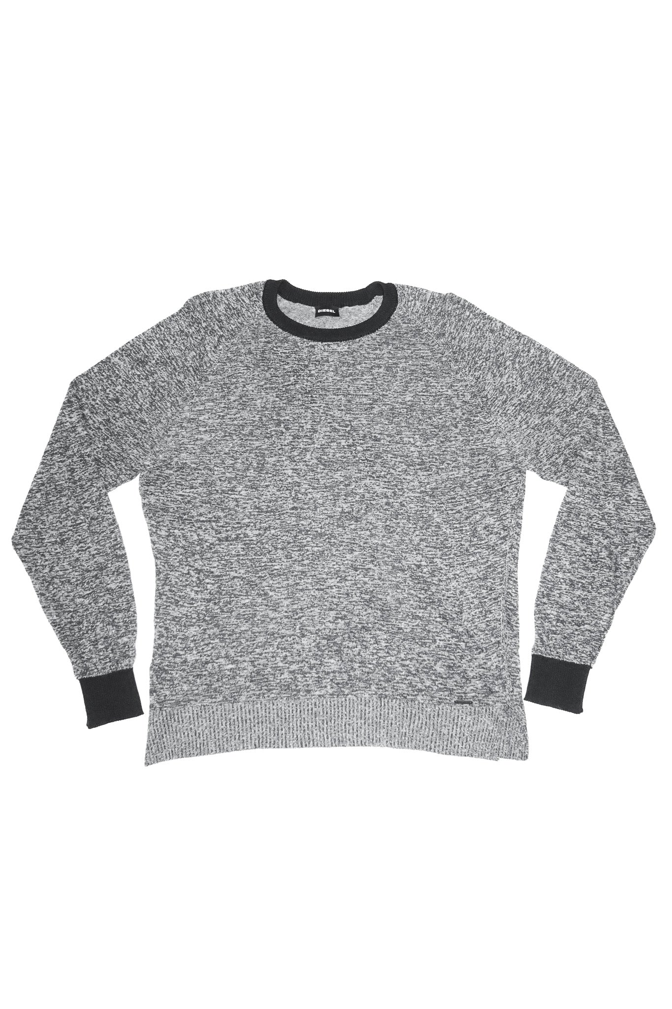 2000’s diesel marled knit sweater grey.