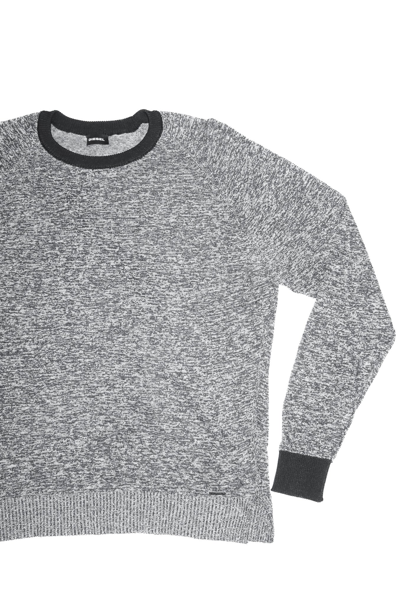 2000’s diesel marled knit sweater grey.