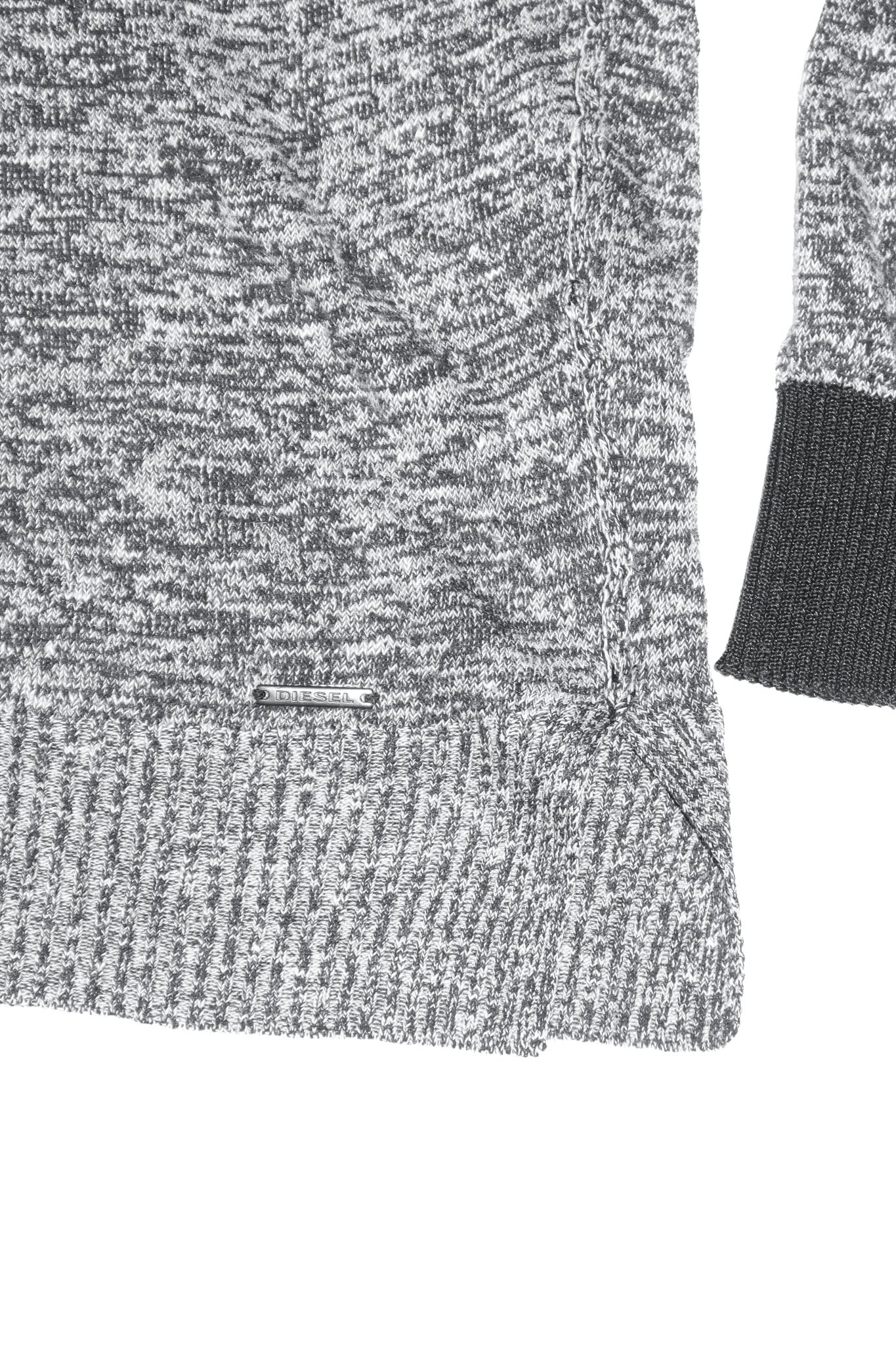 2000’s diesel marled knit sweater grey.