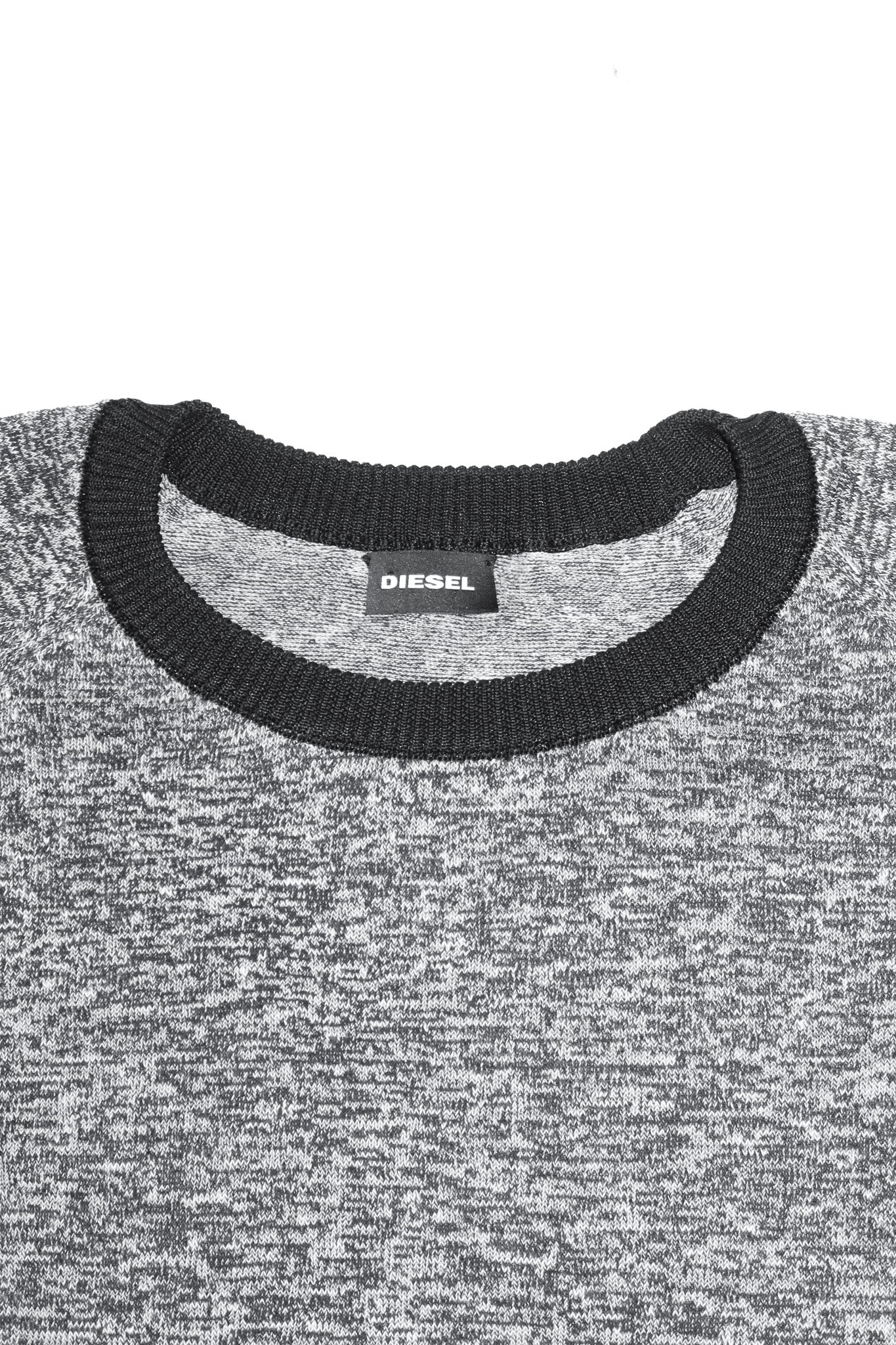 2000’s diesel marled knit sweater grey.