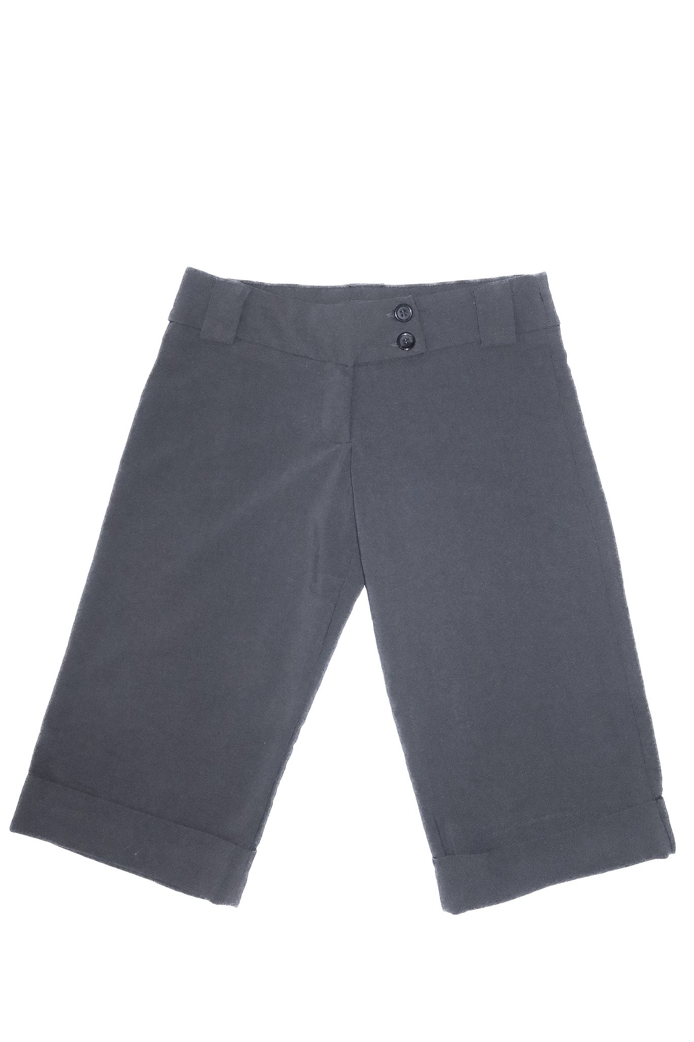 2000’s wet seal low-rise culottes charcoal.
