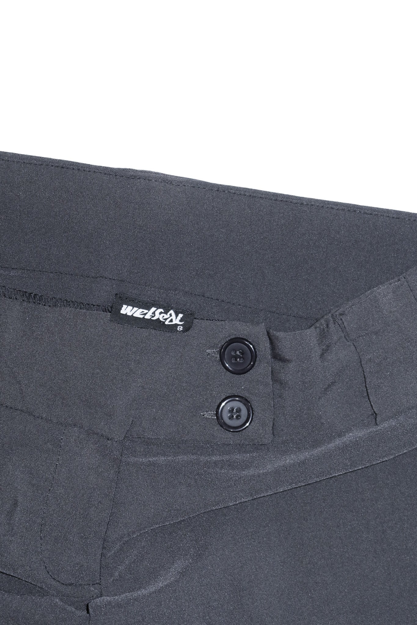 2000’s wet seal low-rise culottes charcoal.