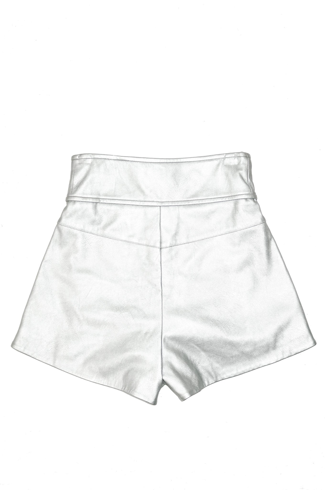 après studio high-rise shorts silver (2016 sample.)